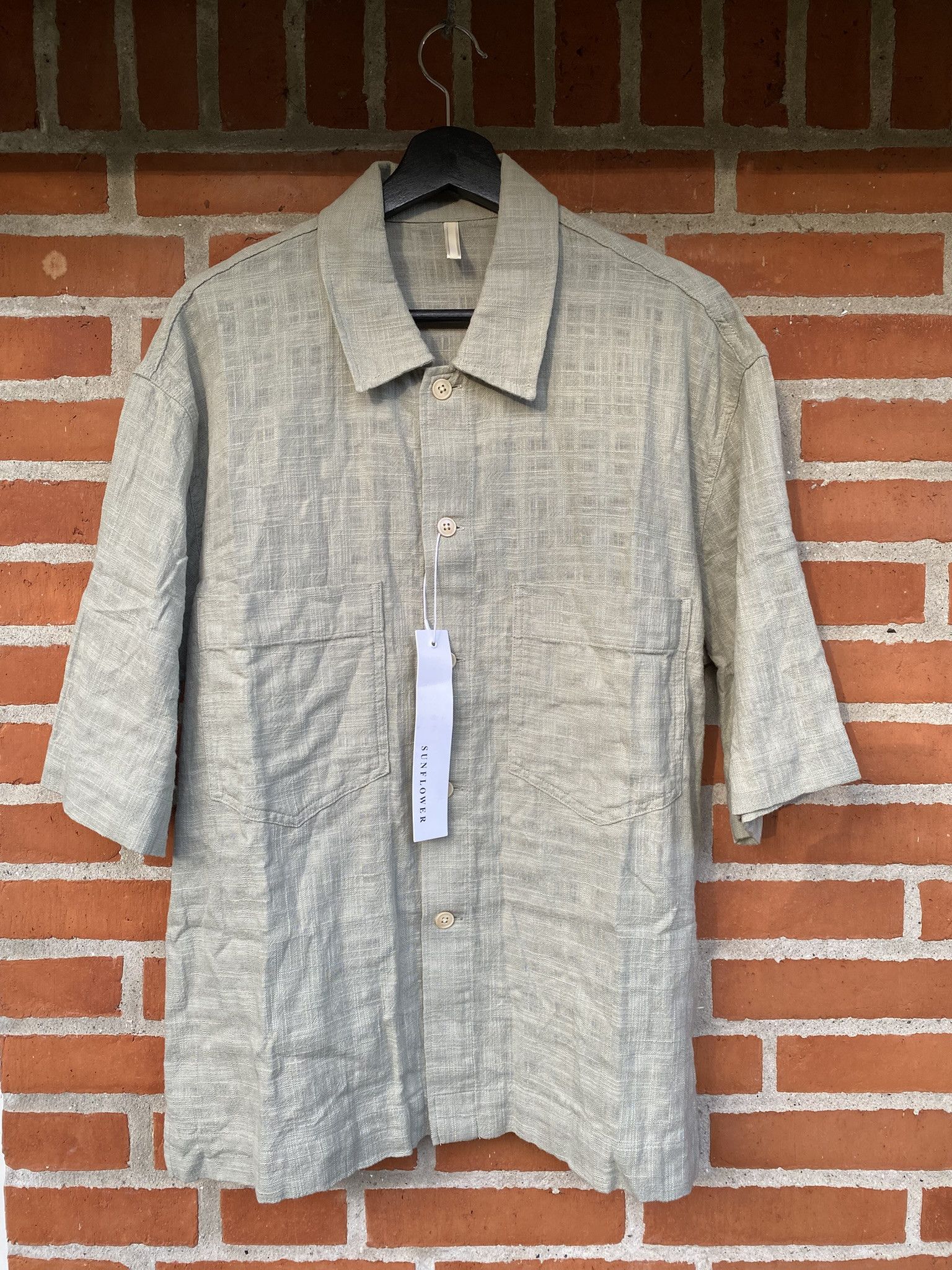 Sunflower NWT Adam Shirt - Khaki Size US S / EU 44-46 / 1 - 7 Thumbnail