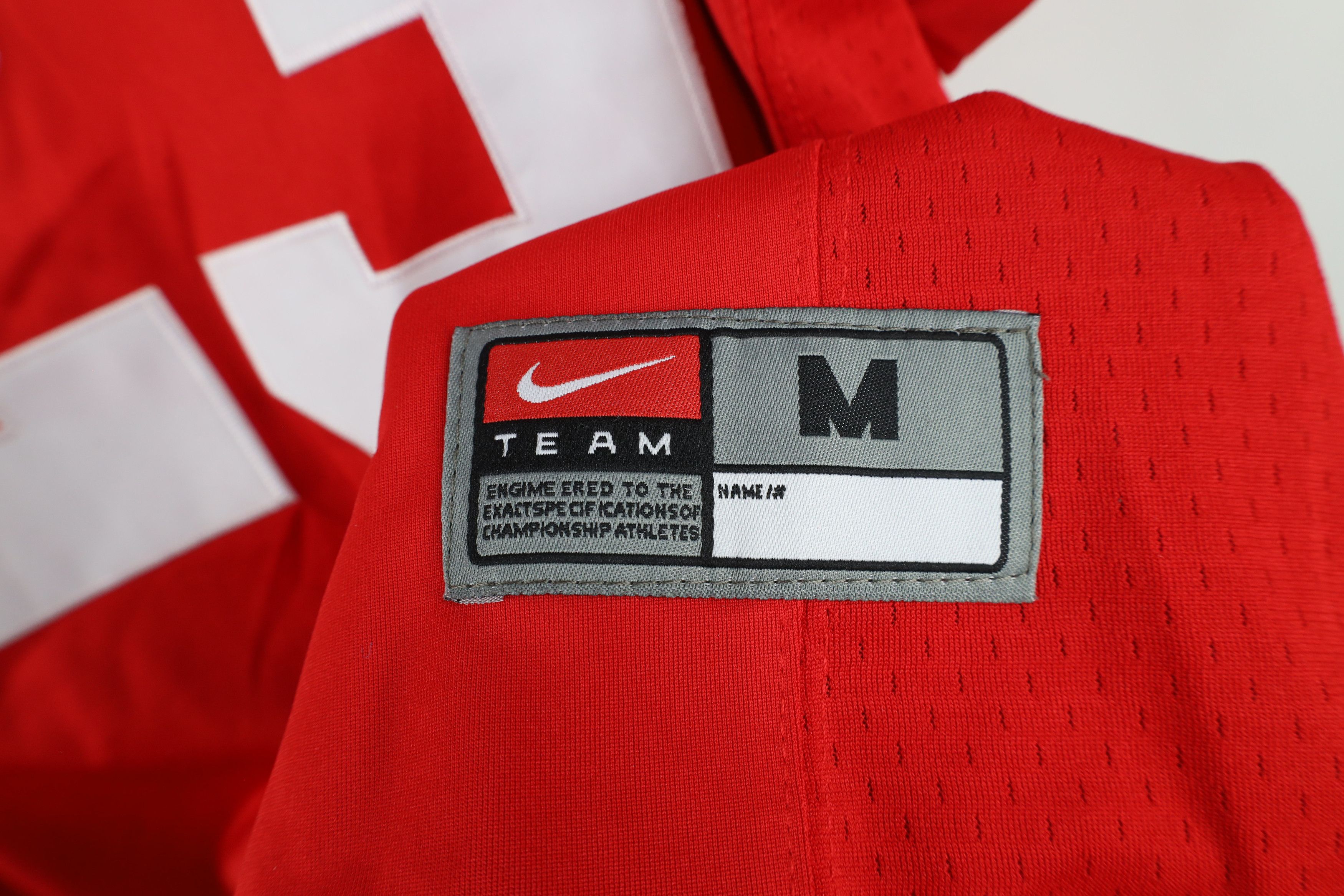 Nike × Vintage Nike White Ohio State University Football Jersey Red #23 Size US M / EU 48-50 / 2 - 8 Thumbnail