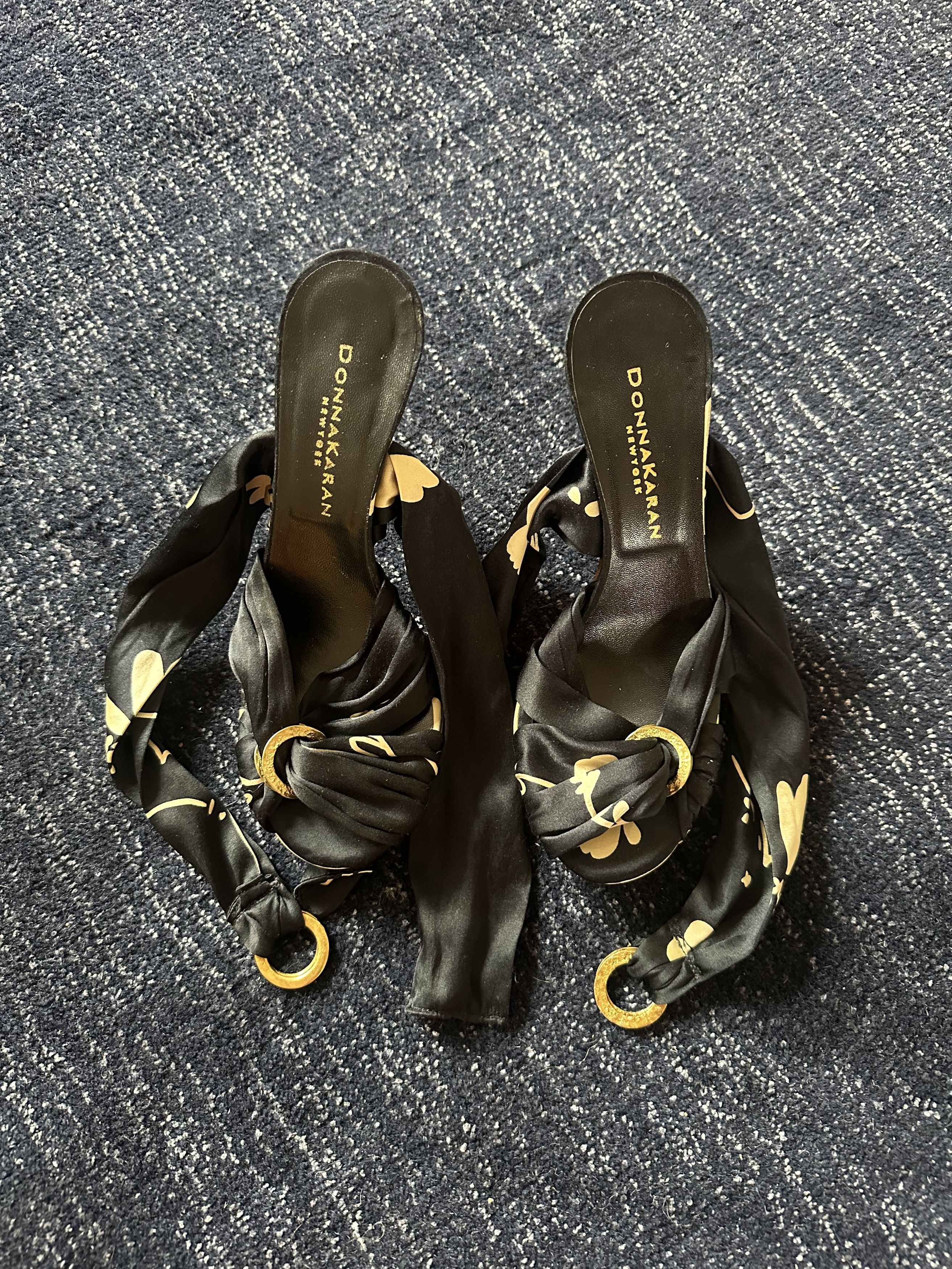 Donna Karan Donna Karan Silk Wrap Summer Heels Size US 6 / IT 36 - 3 Thumbnail