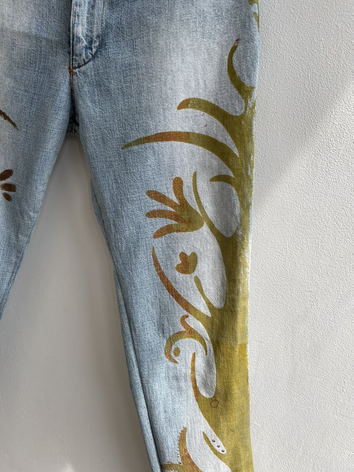 Miss Sixty Vintage Miss Sixty Rare Y2K Floral Print Skinny Denim Jeans Size 28" / US 6 / IT 42 - 9 Thumbnail