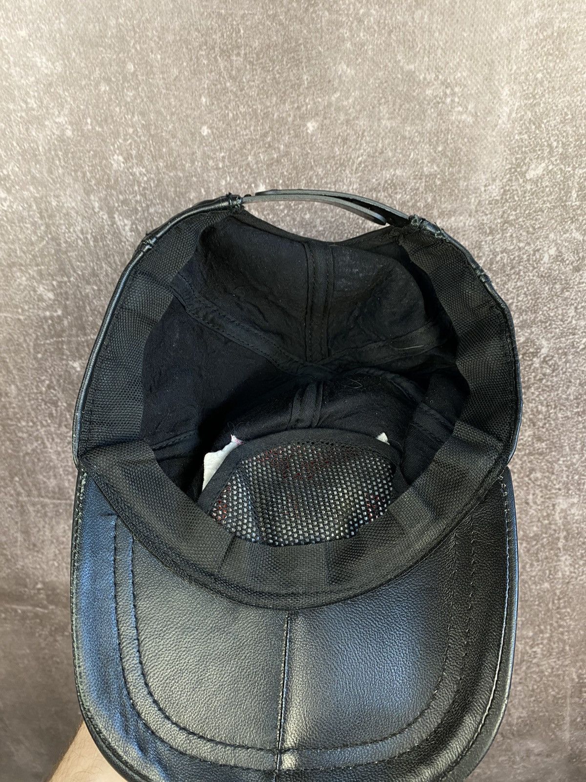 Harley Davidson × Vintage Vintage 90s Harley Davidson Leather Cap Size ONE SIZE - 5 Thumbnail