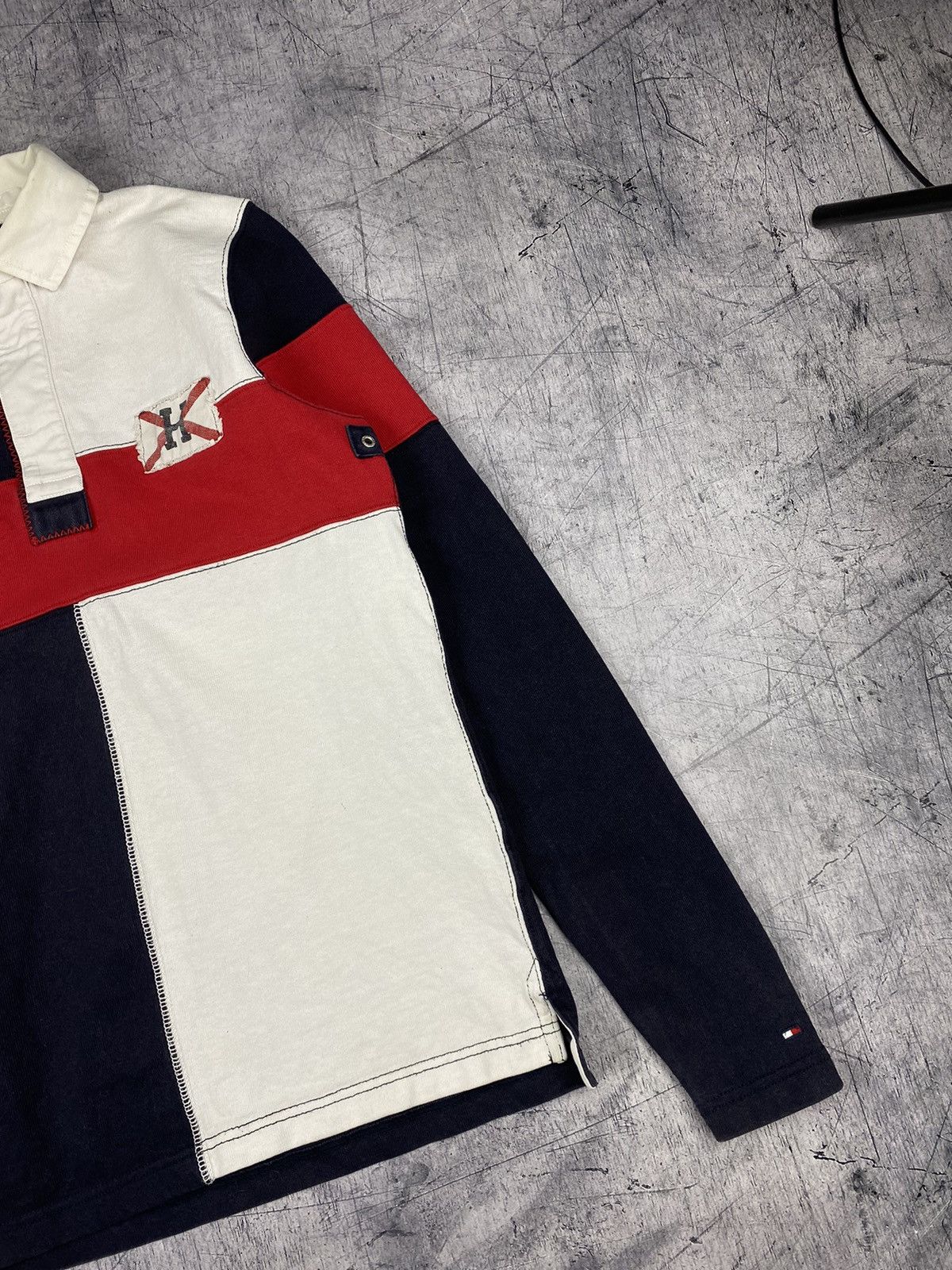 Tommy Hilfiger Polo Tommy Hilfiger Rugby Shirt Vintage Size S Size US S / EU 44-46 / 1 - 4 Thumbnail