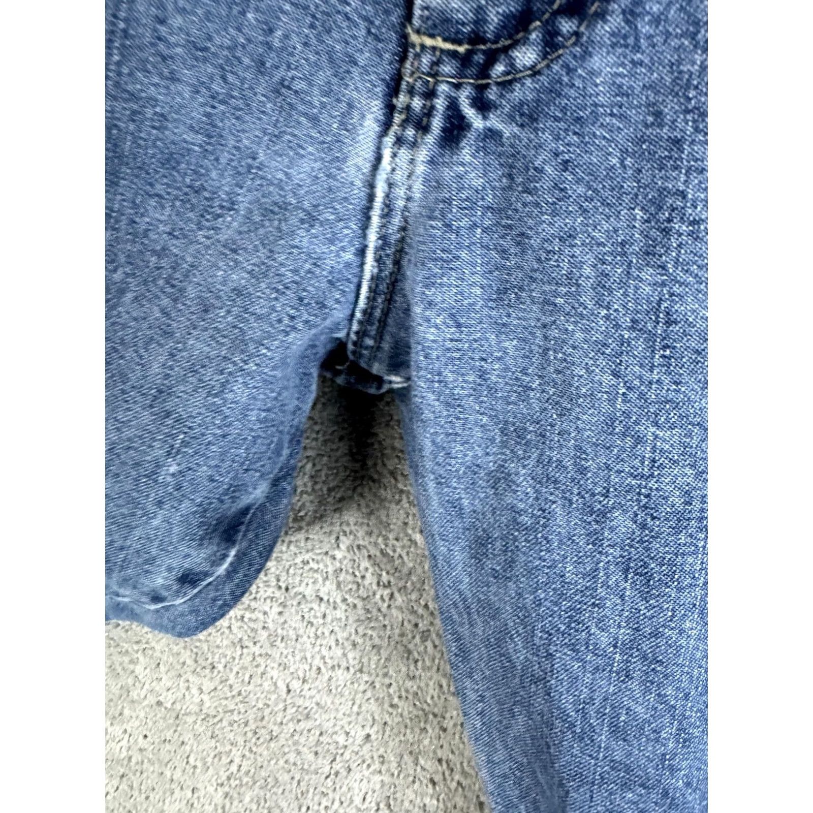 Wrangler Wrangler Carpenter Jeans Mens 38x30 Blue Denim Workwear Utility Relaxed Straight Pants Size US 38 / EU 54 - 6 Thumbnail