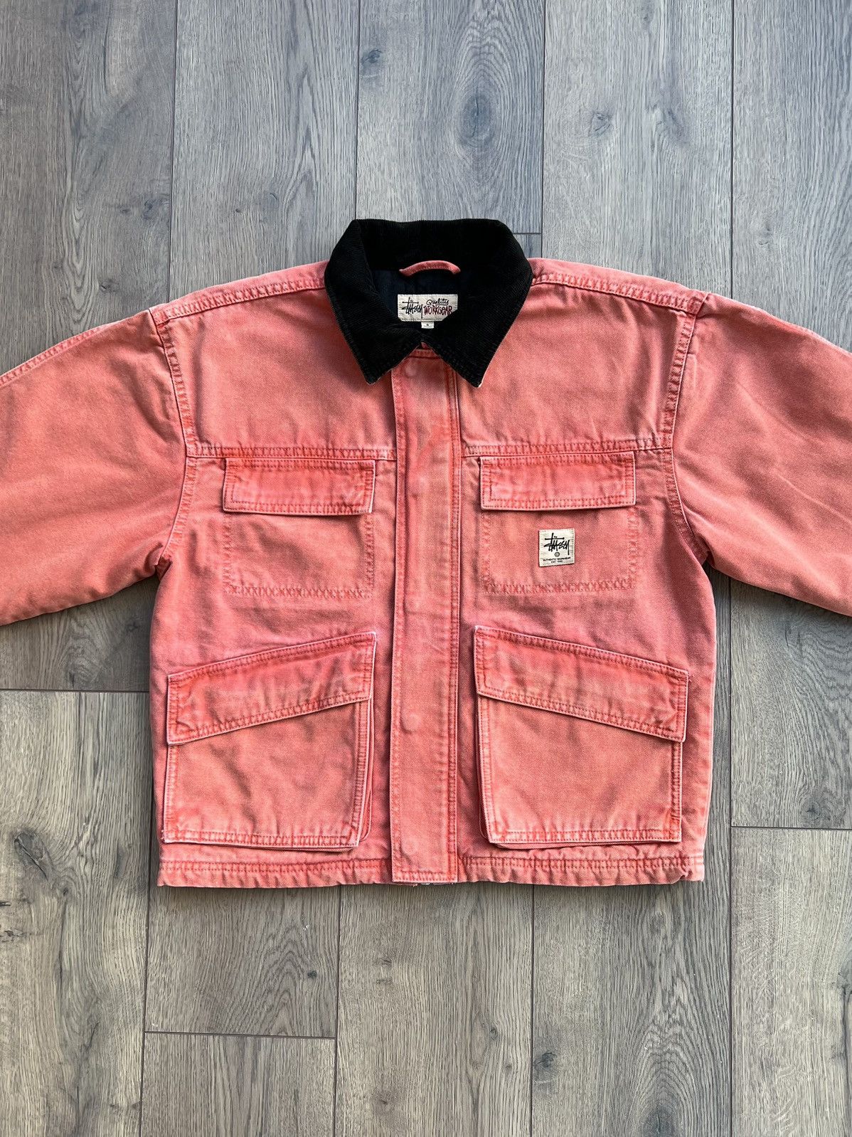 Stussy Stussy Canvas Work Jacket “Orange” Small Size US S / EU 44-46 / 1 - 2 Thumbnail