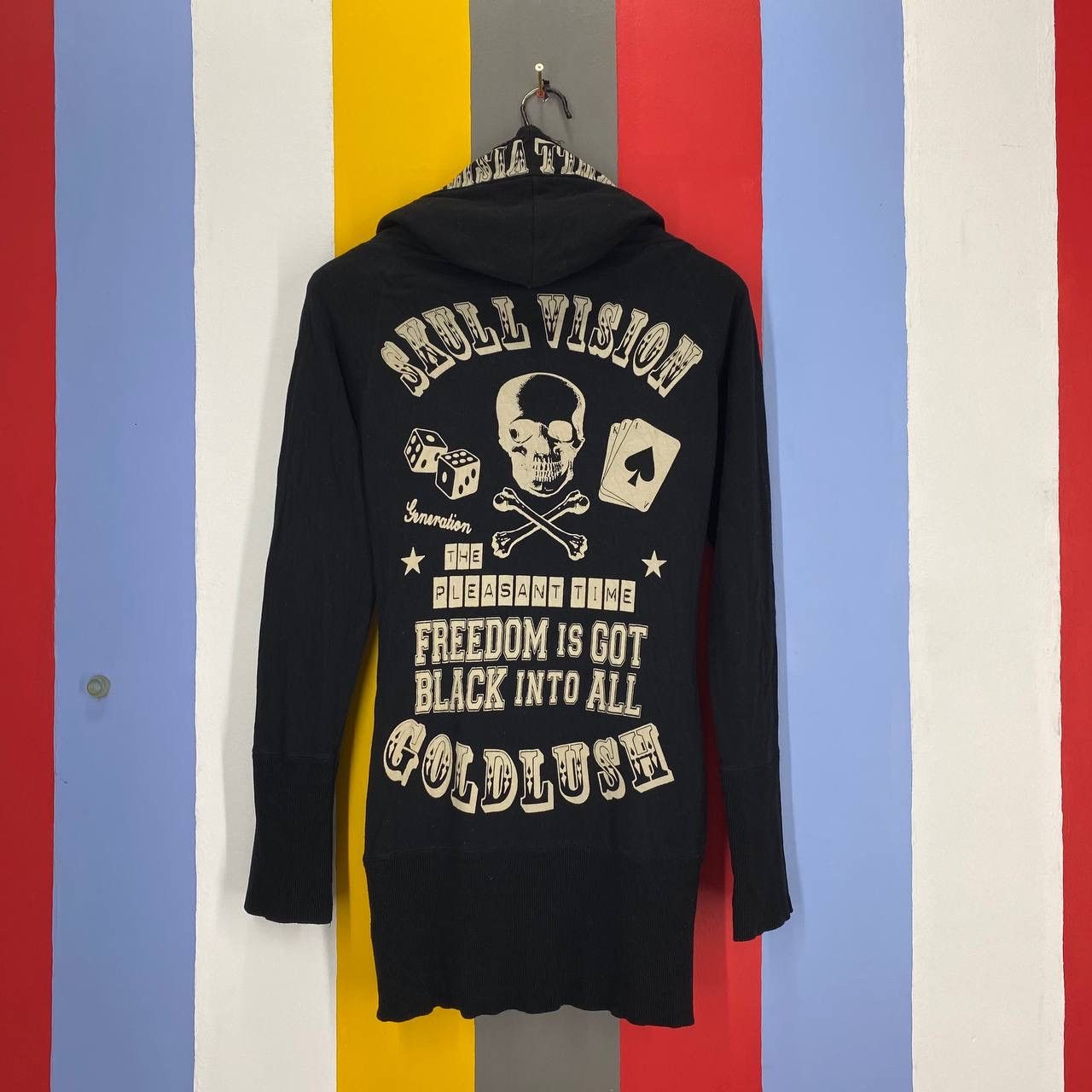 If Six Was Nine D.I.A. SKULL VISION Rare Design Punk Hoodie #2176/20 Size US S / EU 44-46 / 1 - 1 Thumbnail