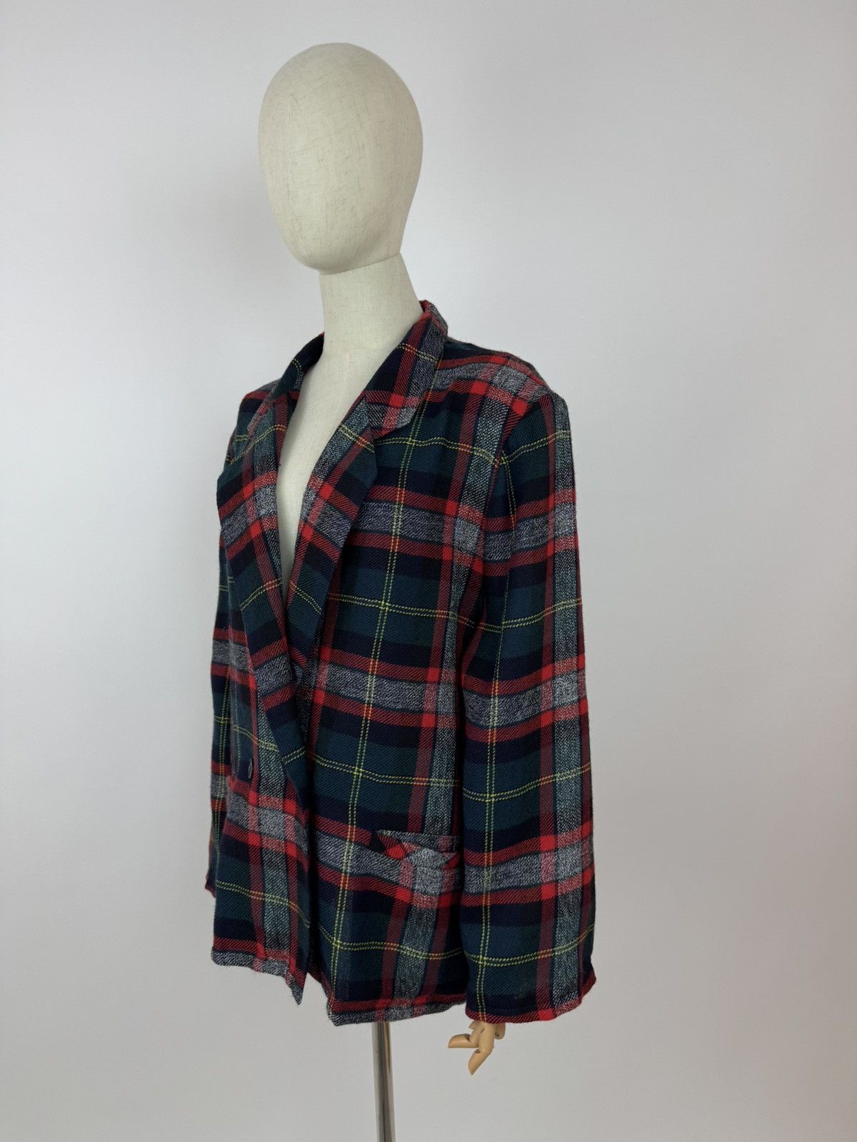 Other Vintage Marie France wool unlined blazer double breasted Size L / US 10 / IT 46 - 2 Thumbnail