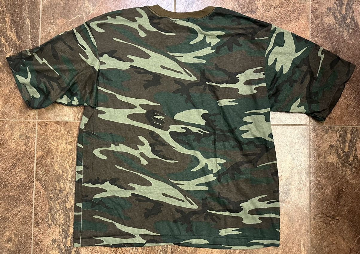 Vintage Vintage Camo Ringer T Shirt Made In USA XL Size US XL / EU 56 / 4 - 4 Thumbnail