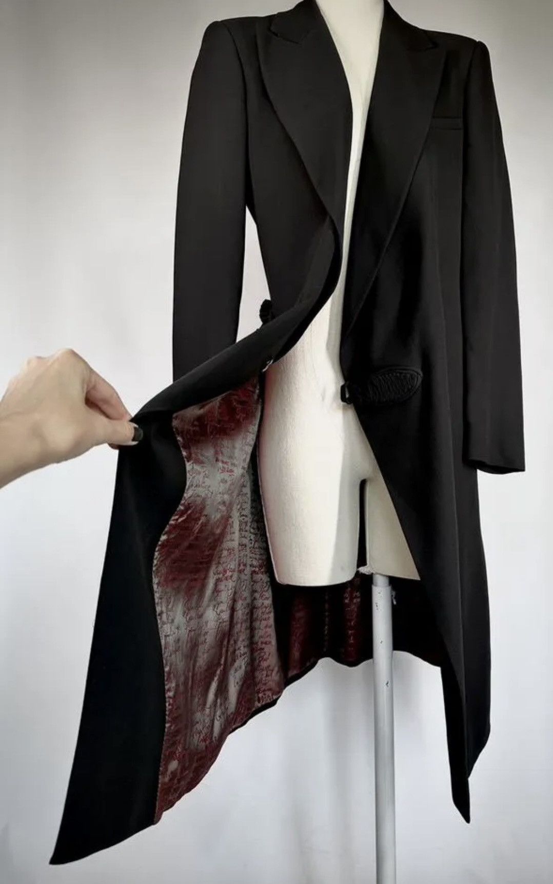 Jean Paul Gaultier Jean Paul Gaultier Archival vintage 1998 coat S Black Size S / US 4 / IT 40 - 2 Thumbnail