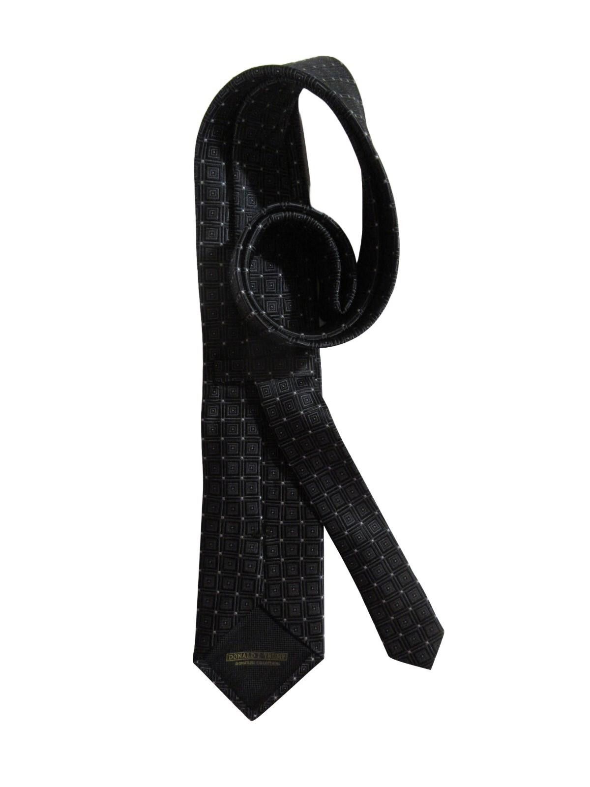 Designer Donald Trump Signature Collection Necktie w/ Tie Gift Box Size ONE SIZE - 2 Thumbnail