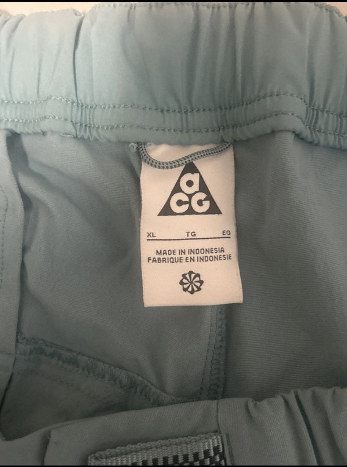 Nike ACG Turquoise Nike ACG "Smith Summit" Cargo Pants Size US 38 / EU 54 - 3 Thumbnail