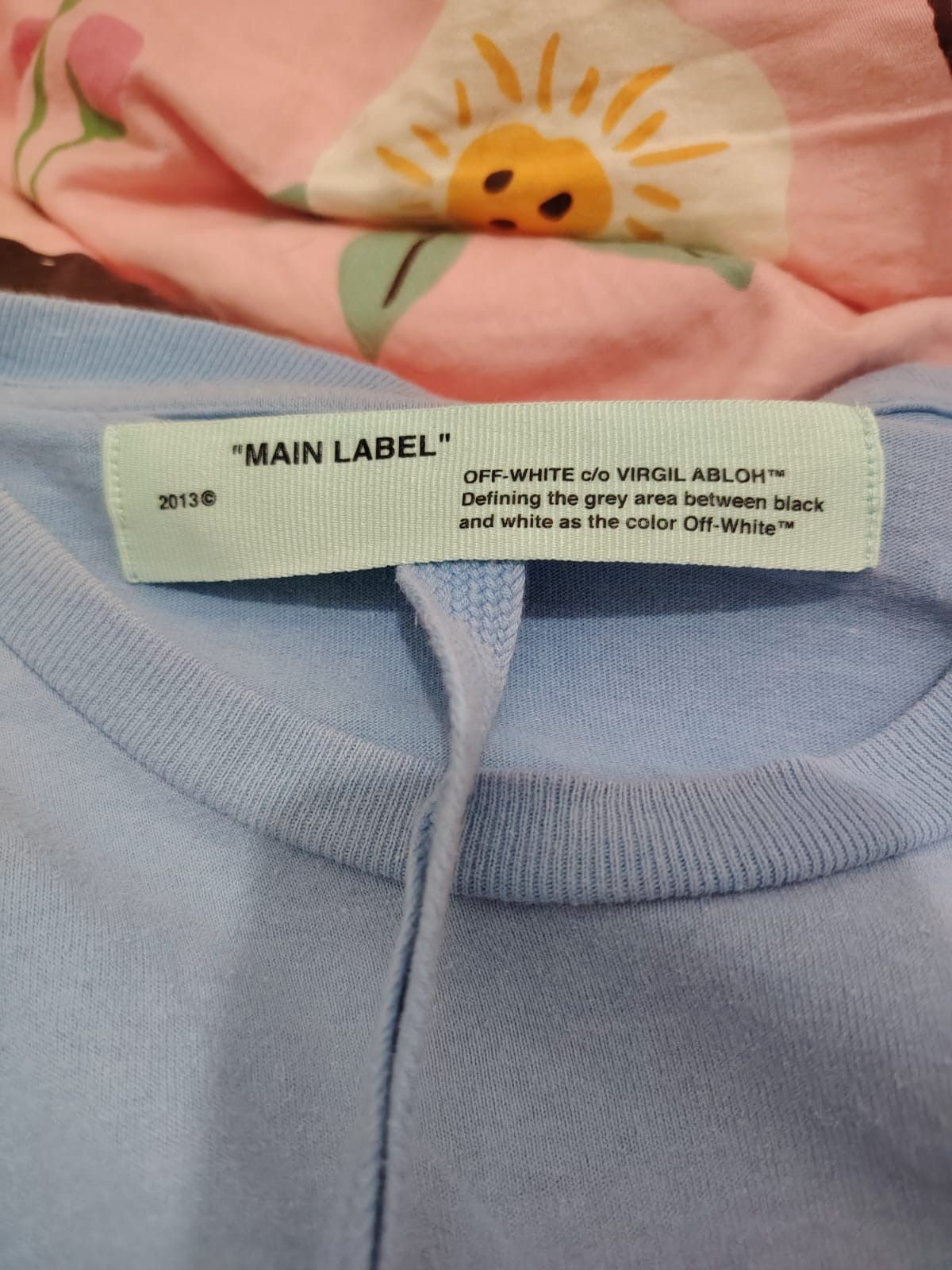 Off-White Off white printed long sleeves tee Size US L / EU 52-54 / 3 - 3 Thumbnail