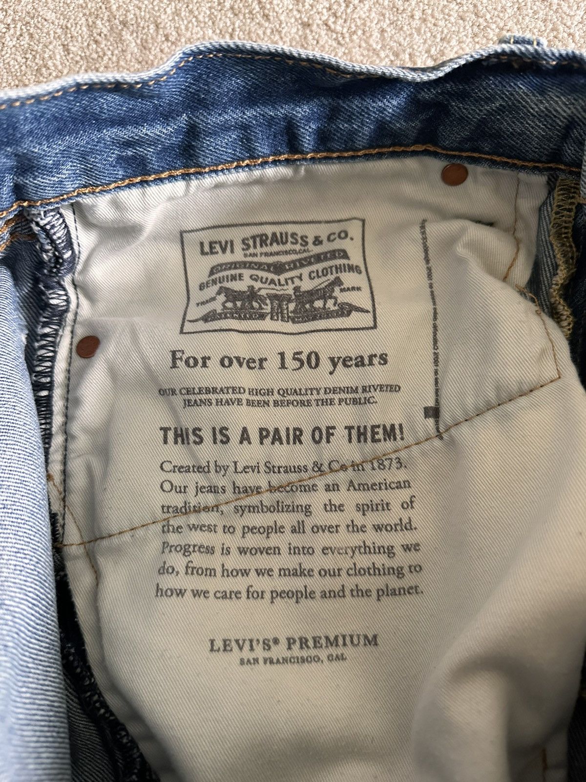 Levi's Levi’s Denim Jorts Size US 31 - 6 Thumbnail