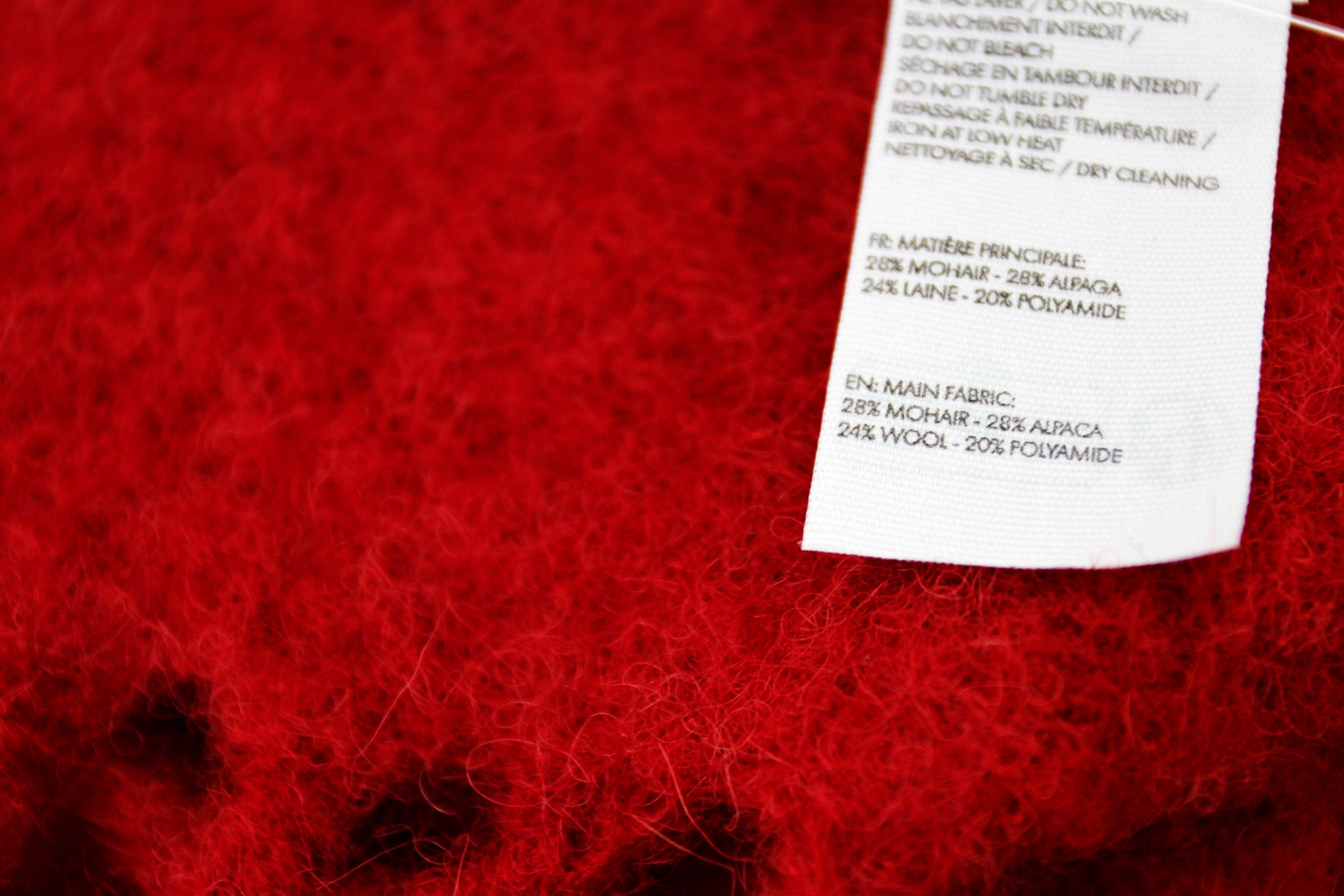 Jacquemus BNWT AW25 JACQUEMUS L ECHARPE CARRO SCARVES RED Size ONE SIZE - 4 Thumbnail