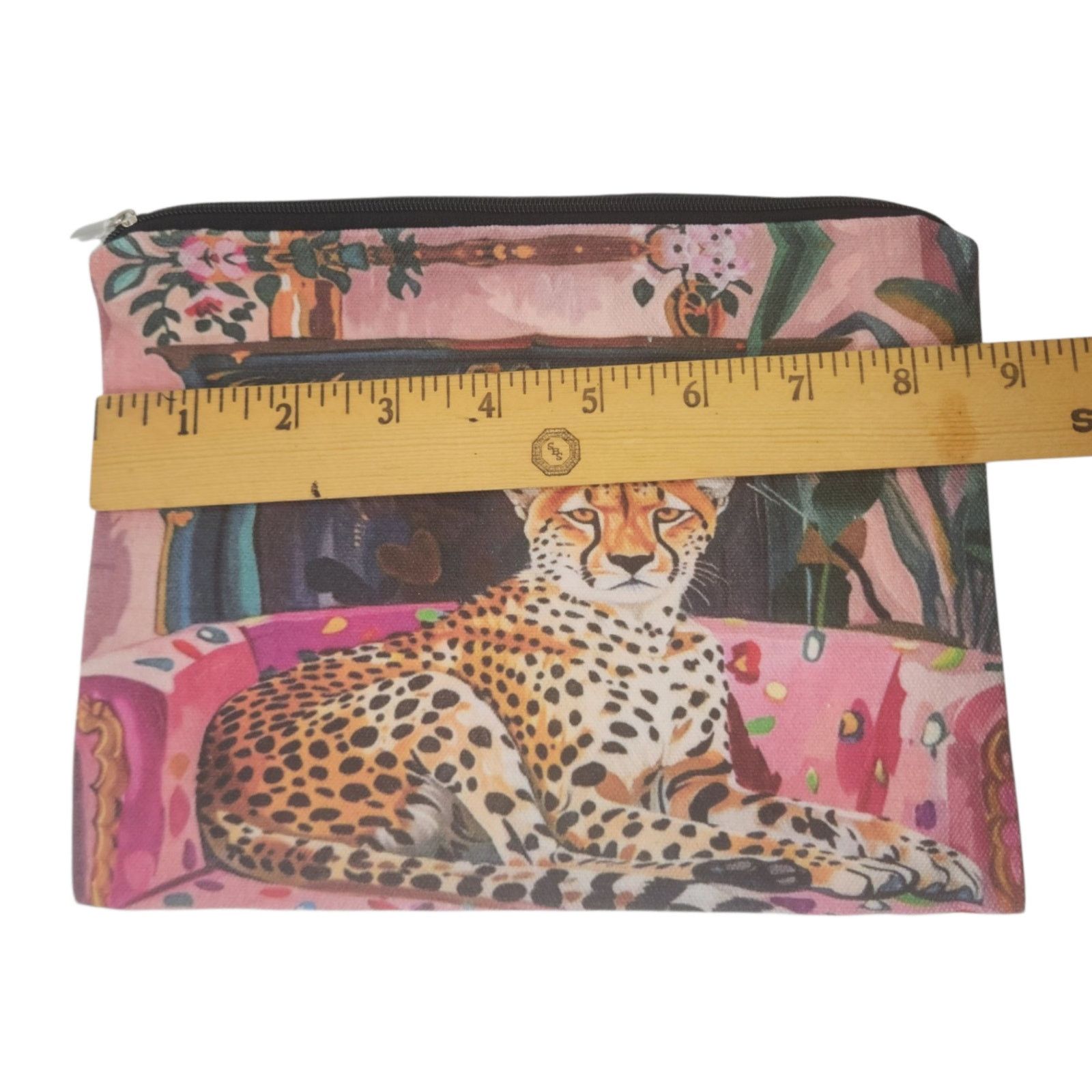 Other Bohemian Leopard Jungle Cosmetic Bag Artistic Makeup Pouch Size ONE SIZE - 9 Thumbnail