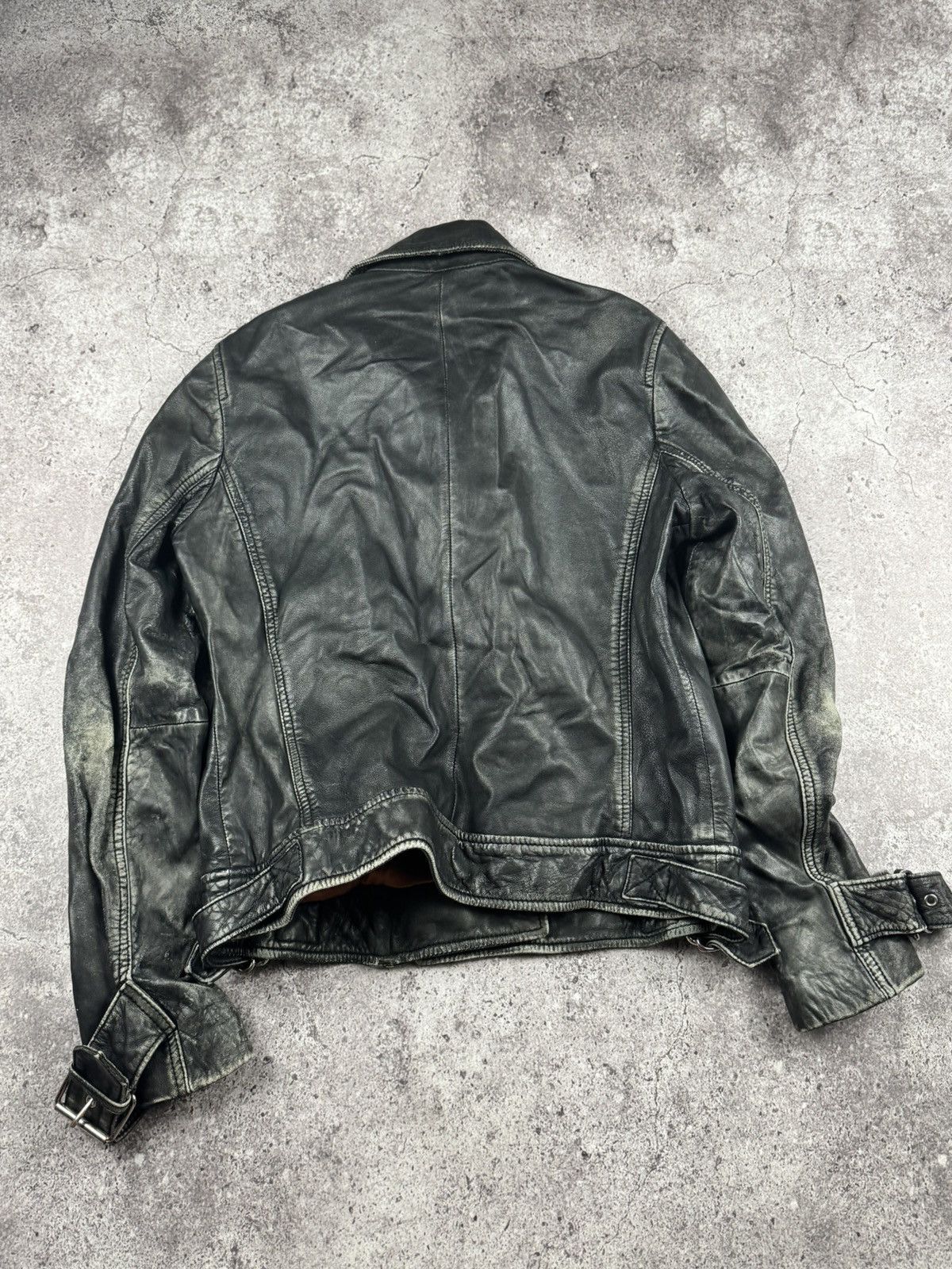 Hysteric Glamour Vintage y2k distressed leather opium avant garde jacket Size M / US 6-8 / IT 42-44 - 12 Thumbnail