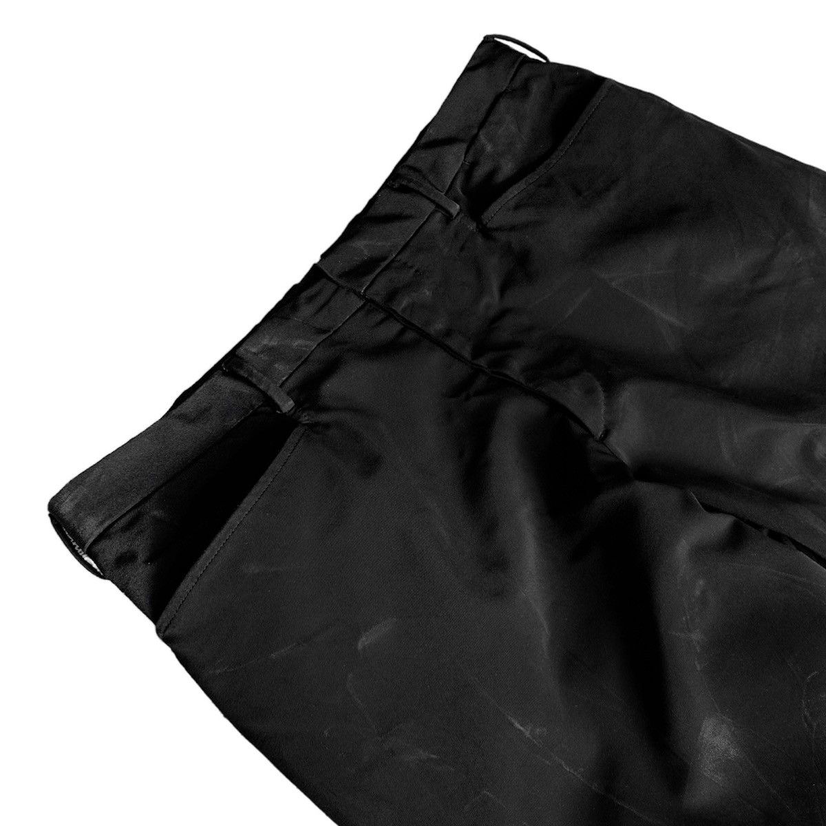 Prada 🧿stretch polyester scorched casual pants/trousers black Size US 34 / EU 50 - 3 Thumbnail