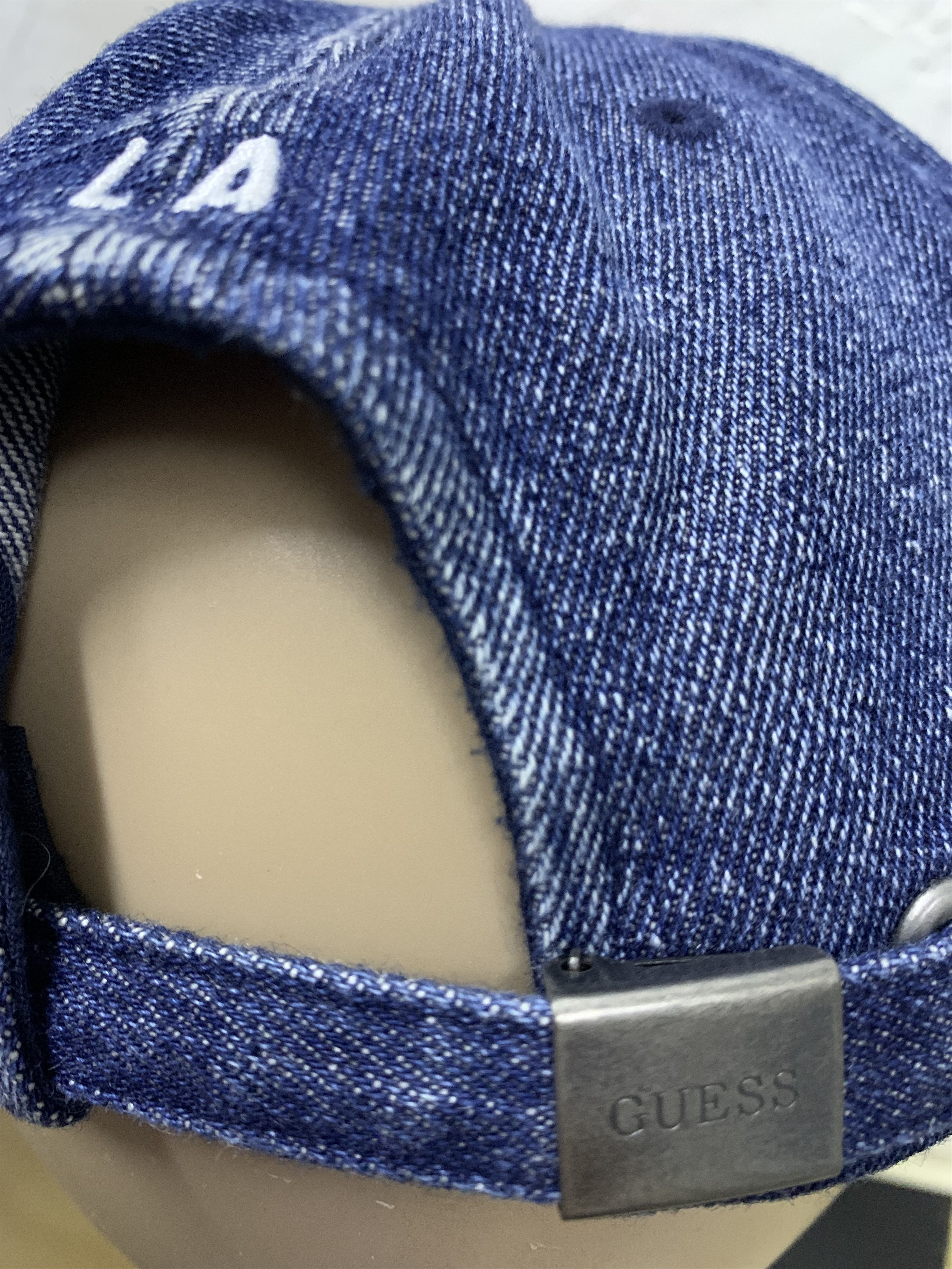 Guess GUESS Denim Hat Size ONE SIZE - 7 Thumbnail