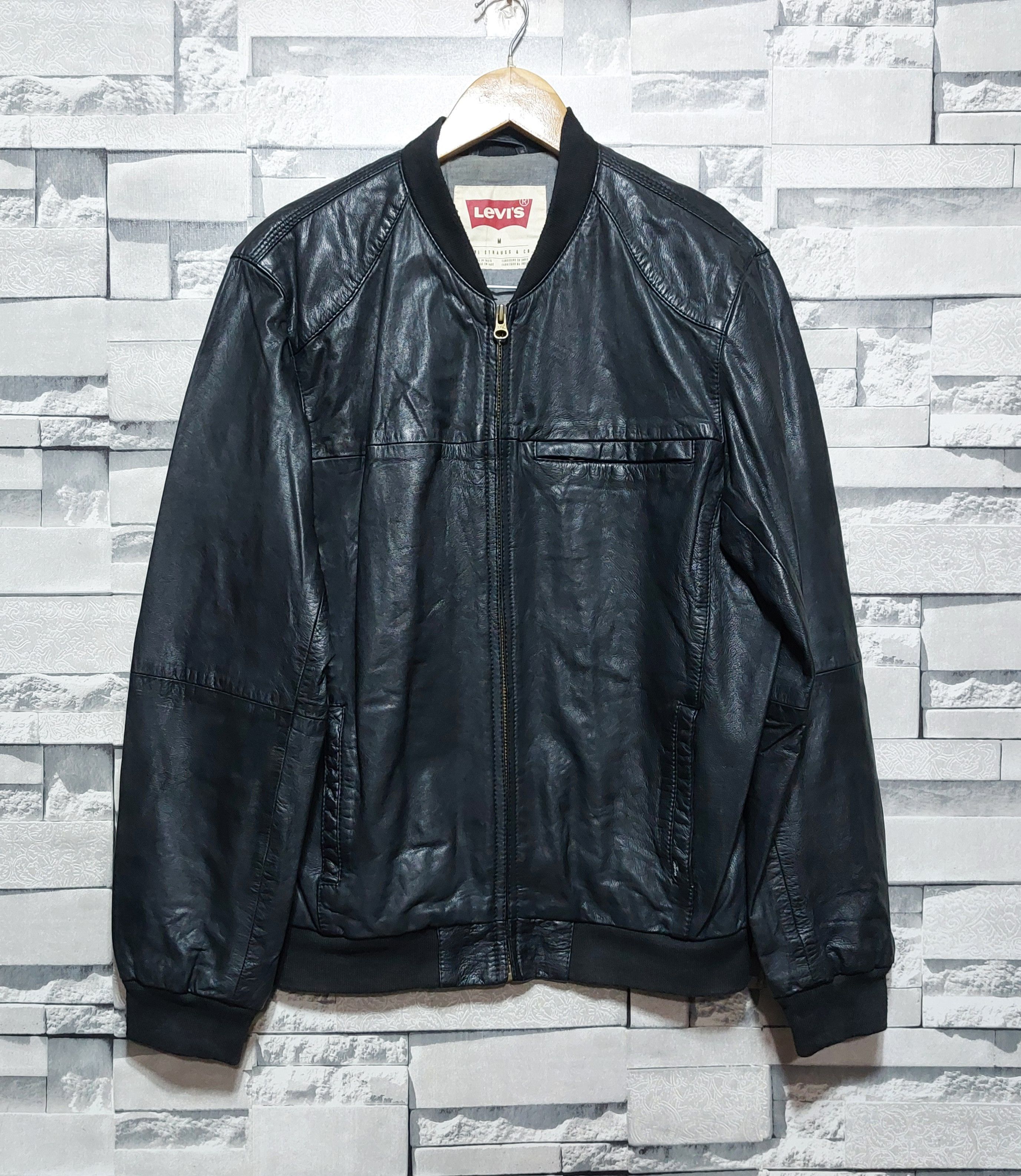 Levi's Levi's Leather jacket Size US M / EU 48-50 / 2 - 1 Thumbnail