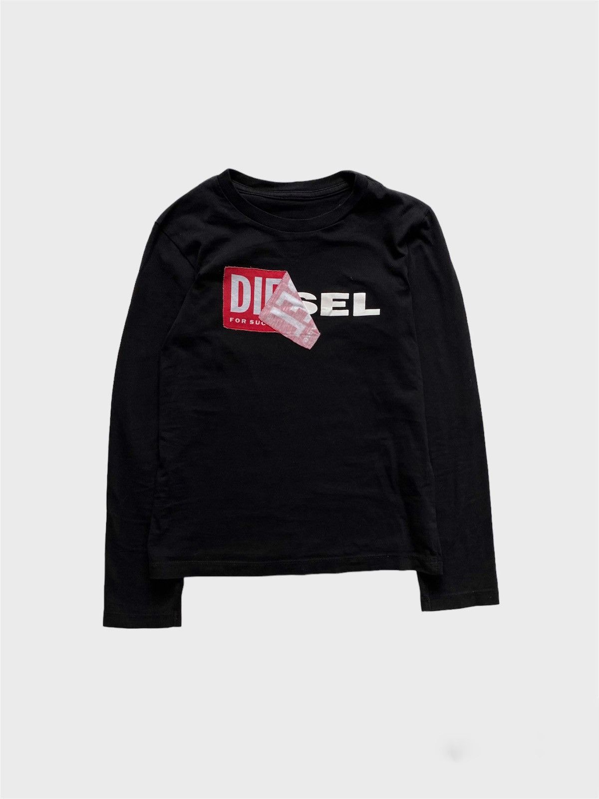 Diesel Diesel Black Long-Sleeve Big Logo Size XS / US 0-2 / IT 36-38 - 2 Thumbnail