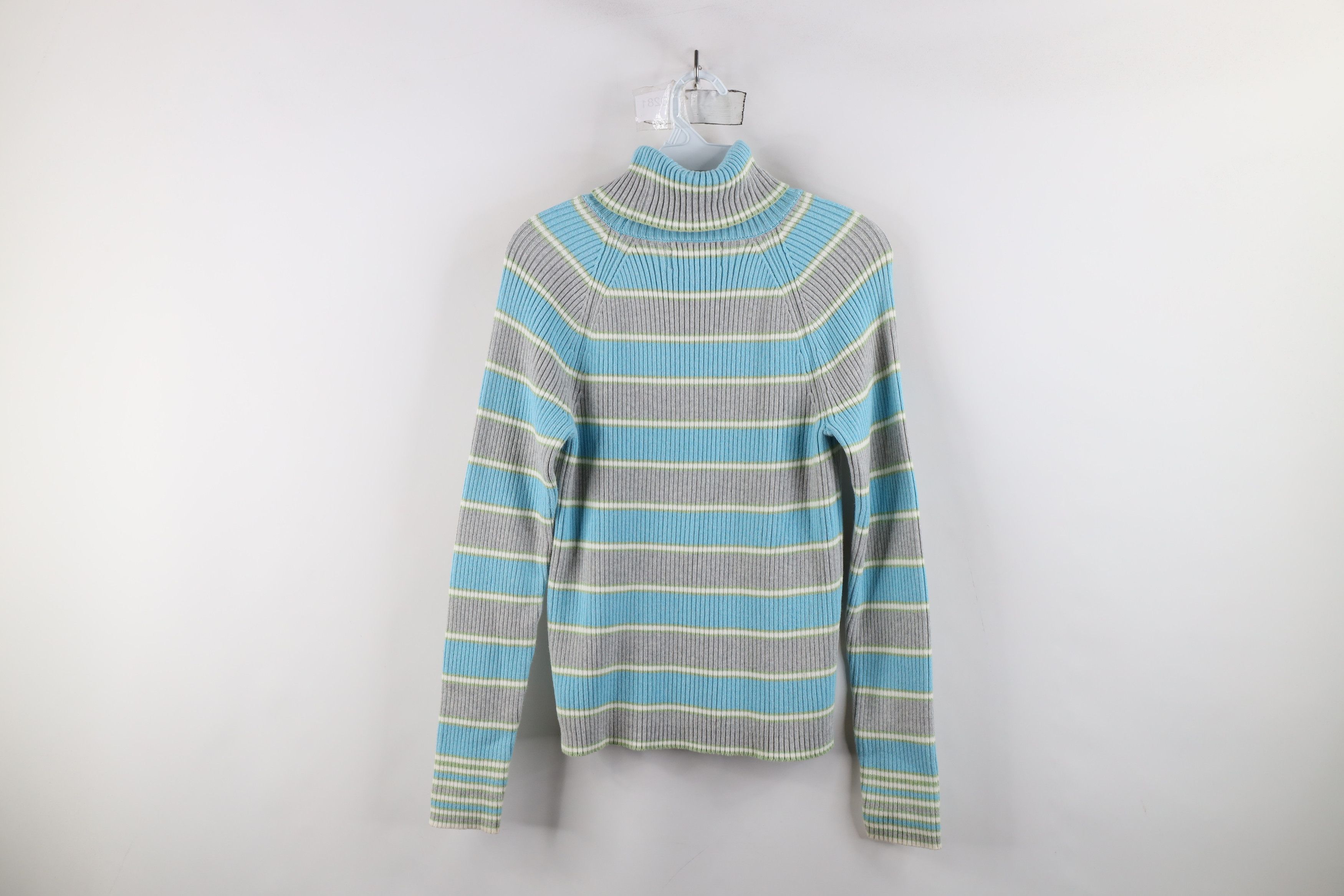 Eddie Bauer × Vintage Vintage Eddie Bauer Ribbed Knit Stretch Turtleneck Sweater Size M / US 6-8 / IT 42-44 - 7 Thumbnail
