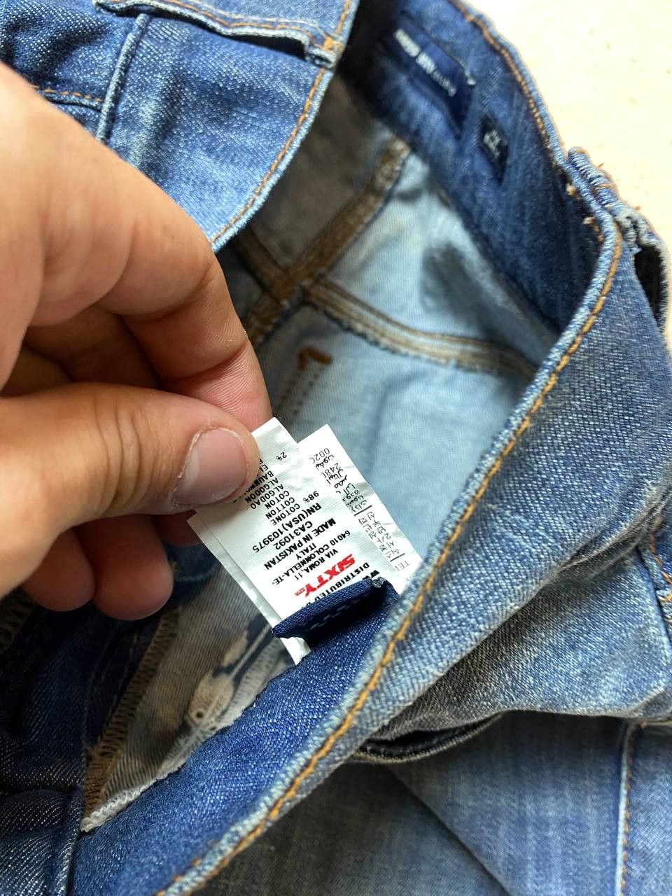 Miss Sixty × Vintage 2000s Miss Sixty Jeans Vintage Lightwash Denim Pants Y2K 25 Size 25" / US 0 / IT 36 - 5 Thumbnail