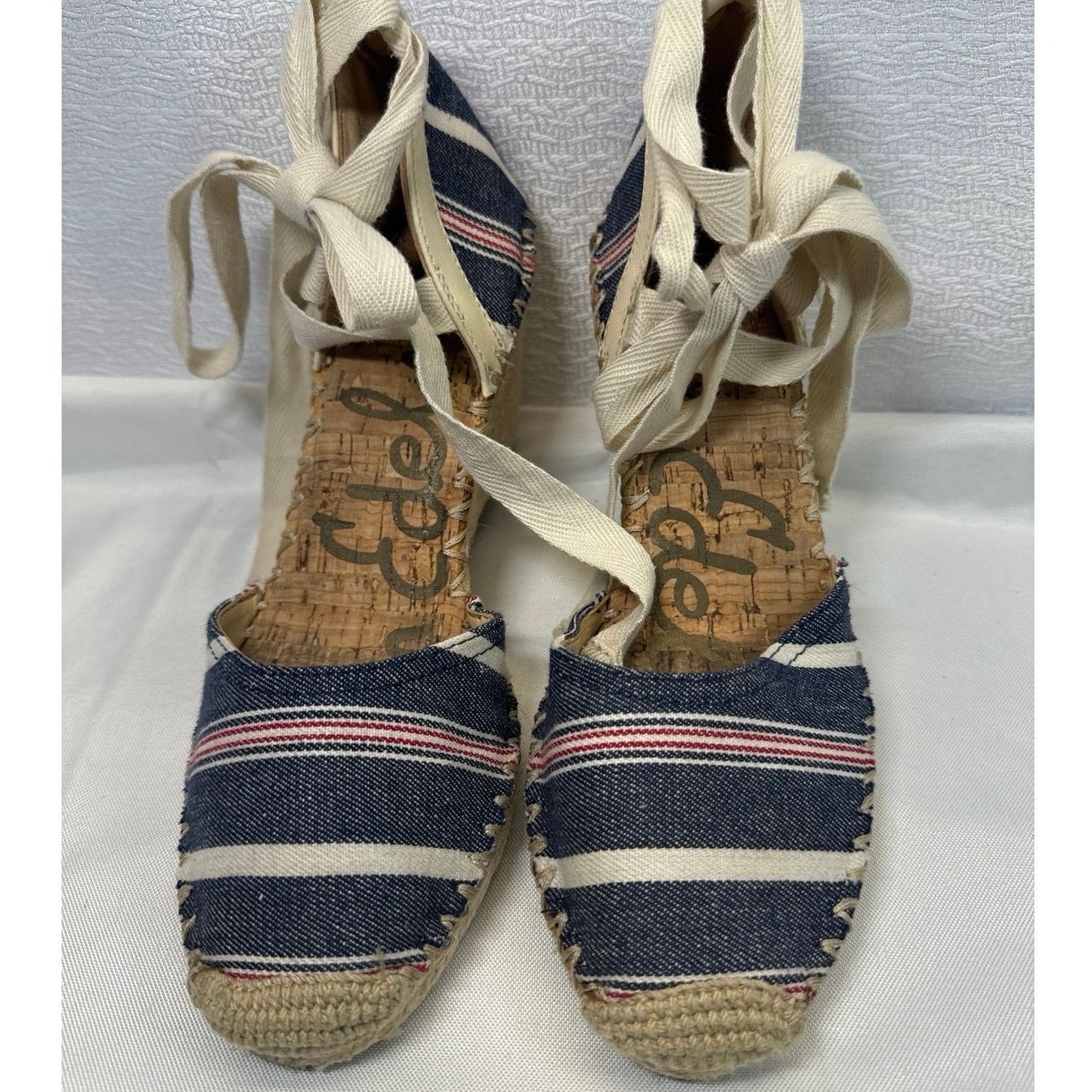 Sam Edelman Sam Edelman Patsy Espadrille 3.25" Wedge Sandal women sz 6.5 Size US 6.5 / IT 36.5 - 3 Thumbnail