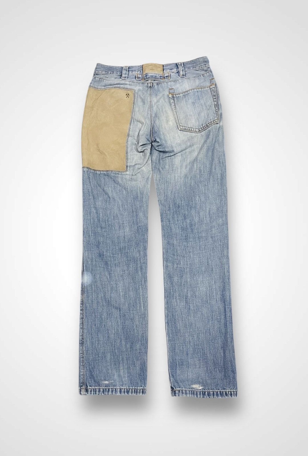 Jean Decauville-Pant Distressed Jeans (13) Size US 32 / EU 48 - 2 Thumbnail