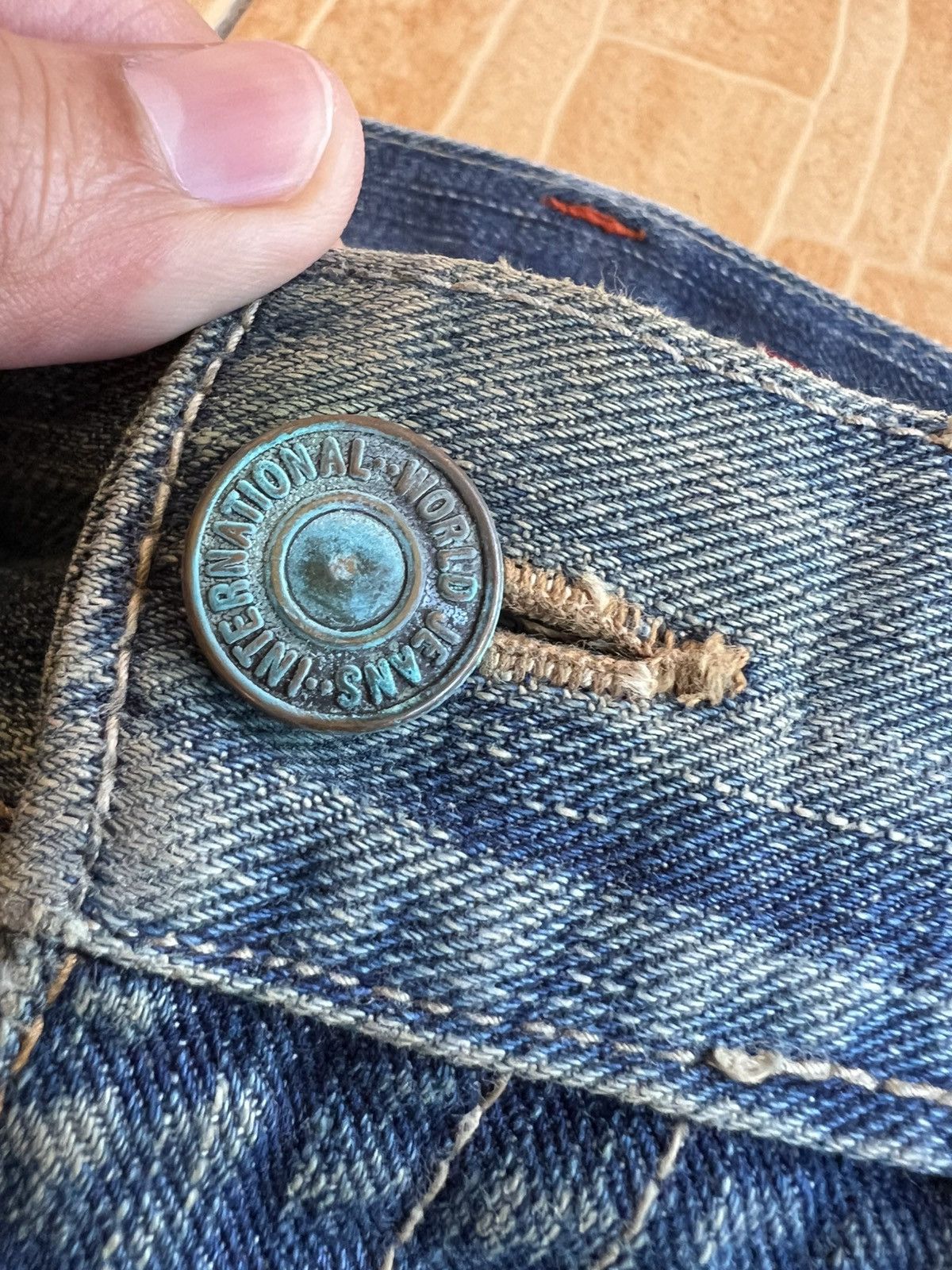 semanticdesign Semantic Designs Flare Distress Mud Wash Jean Size US 32 / EU 48 - 14 Thumbnail