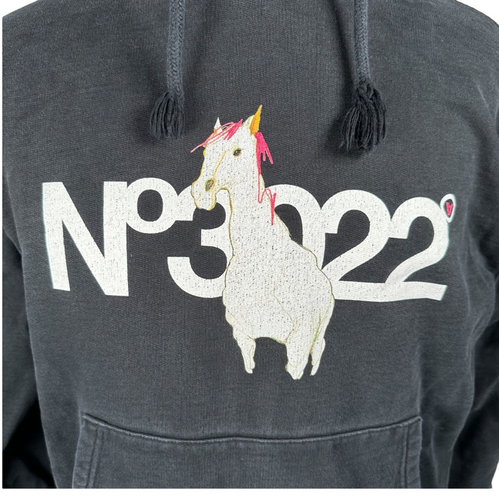 Aitor Throup TheDSA Hoodie Horse No3022 Black Aitor Throup Streetwear L Size US L / EU 52-54 / 3 - 6 Thumbnail