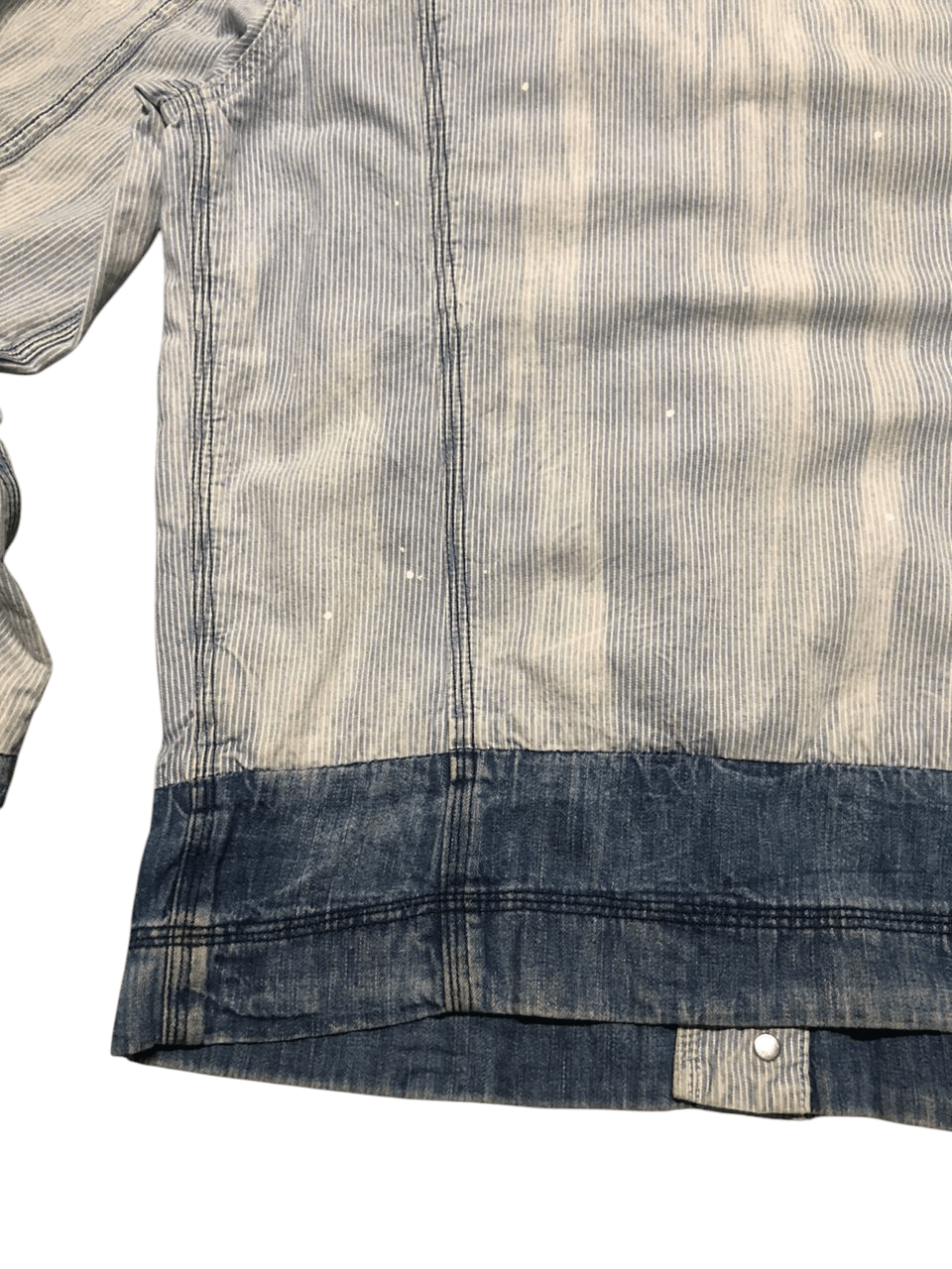 Diesel Diesel Denim Striped Cotton Jacket Shacket Buttons Faded Size US S / EU 44-46 / 1 - 13 Thumbnail