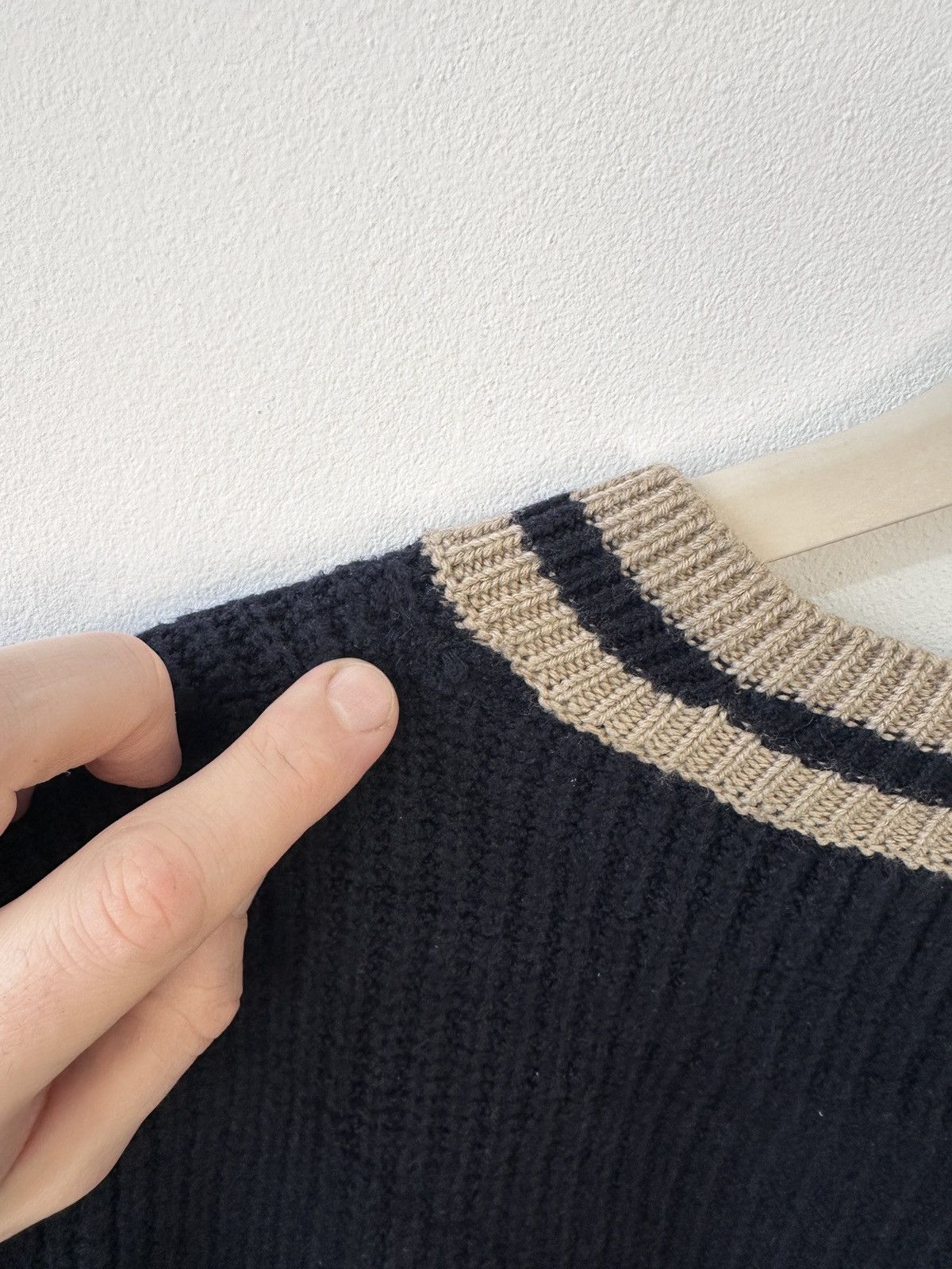 Eleventy Eleventy Italy Wool Cable Knit Sweater Preppy Style XL Size XL / US 12-14 / IT 48-50 - 14 Thumbnail