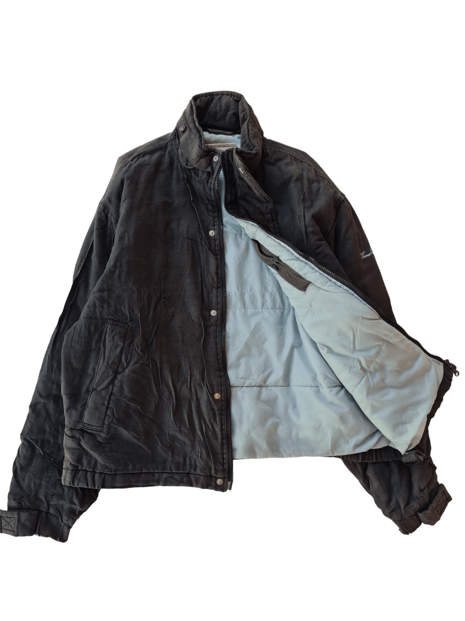 Thomas Burberry Heavy Jacket Zipper