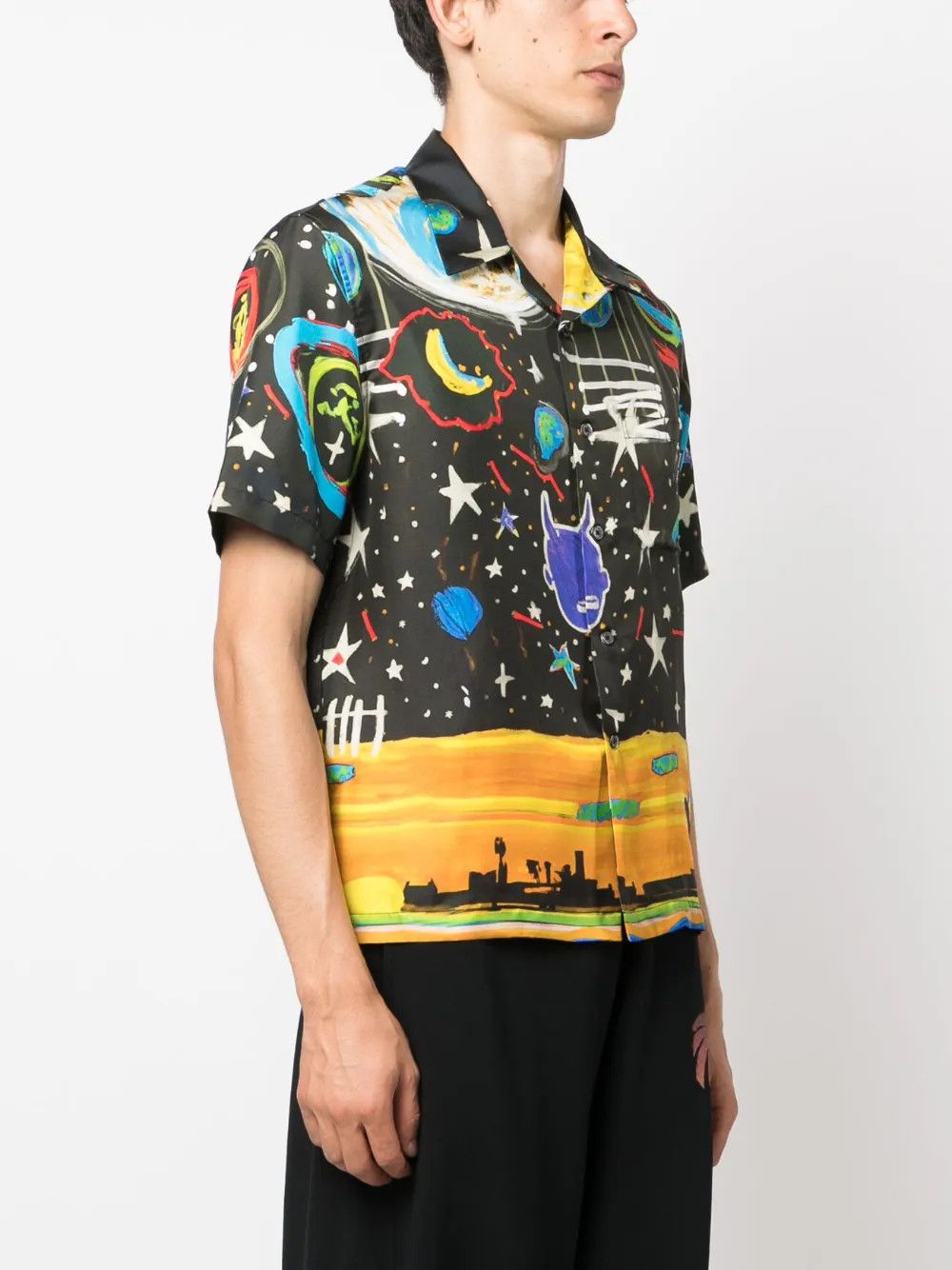 Palm Angels o1y0325 Patterned Shirt in Multicolor Size US M / EU 48-50 / 2 - 3 Thumbnail
