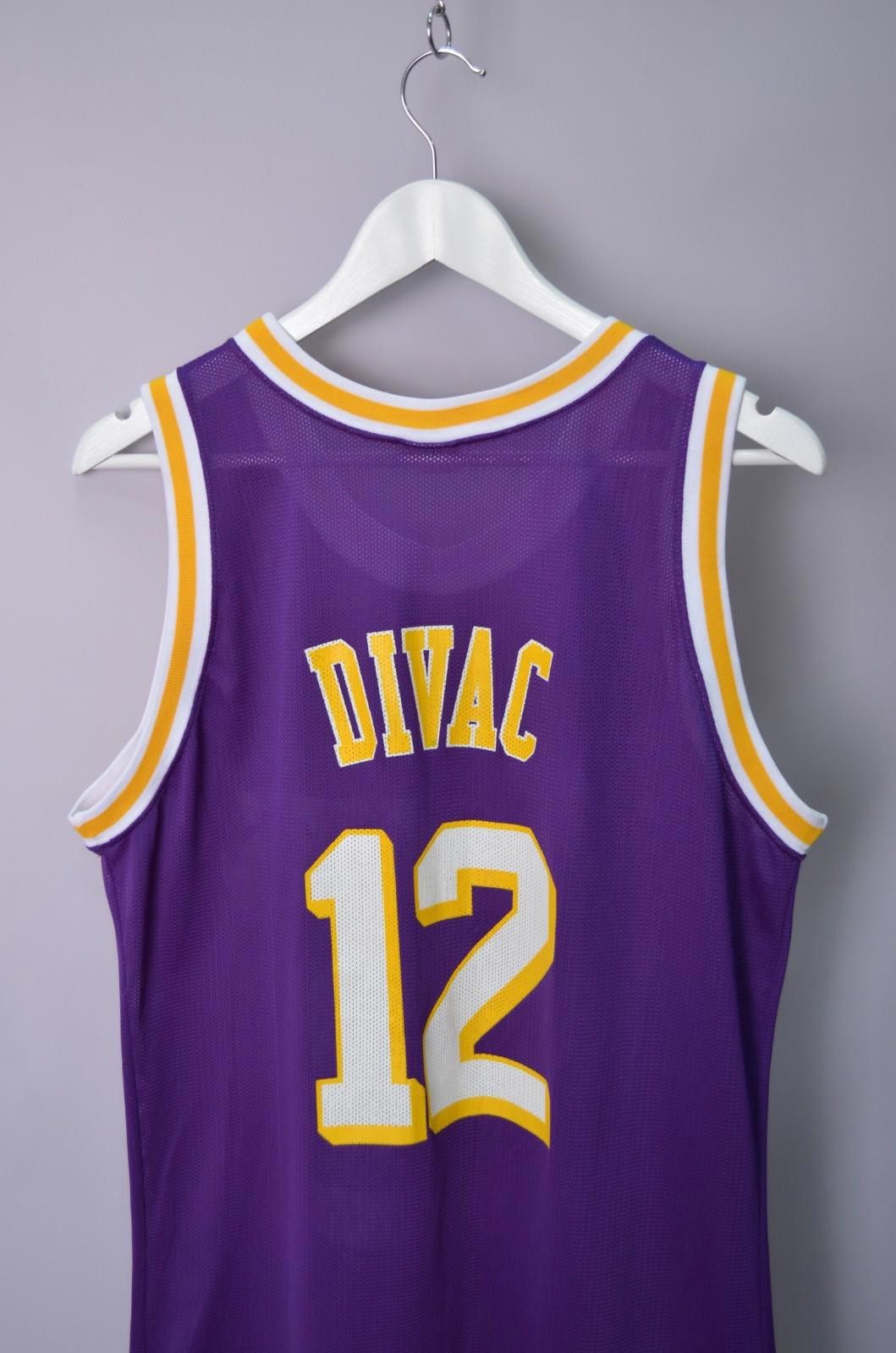 Champion Vintage 90s LA Lakers Vlade Divac Champion NBA Jersey Size M Size US M / EU 48-50 / 2 - 11 Thumbnail