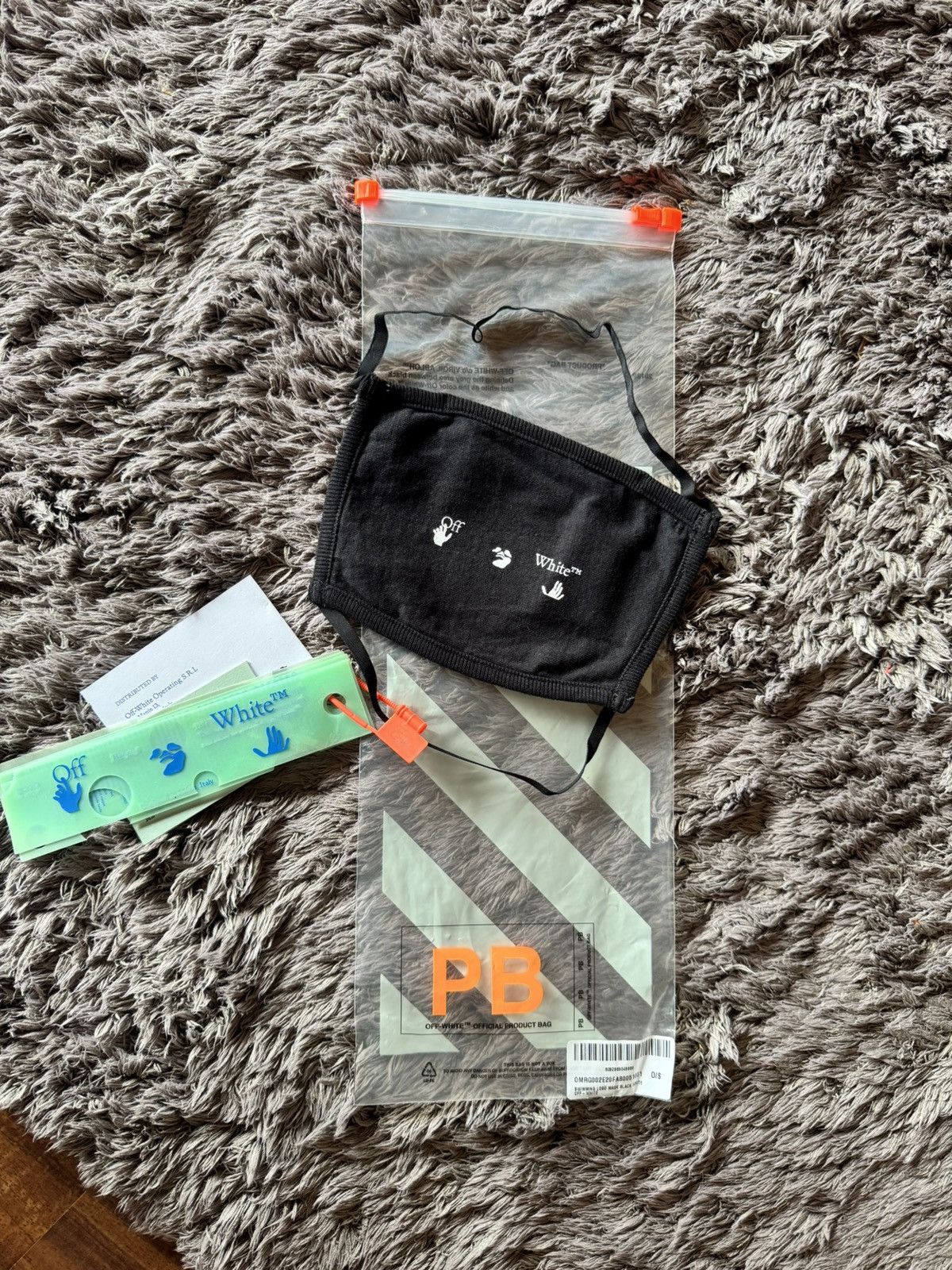 Off-White Off white over the head swimming logo face mask black Size ONE SIZE - 1 Thumbnail