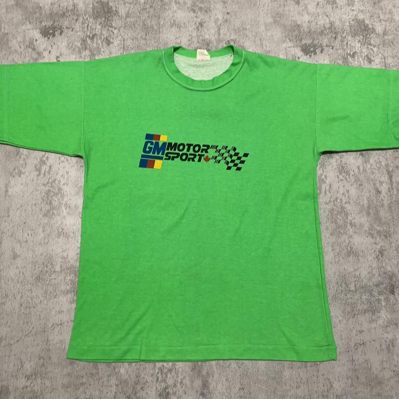Other Vintage 90s GM motor sport racing green cotton Size US M / EU 48-50 / 2 - 1 Thumbnail