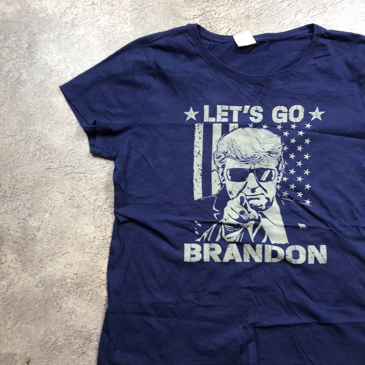 Vintage Vintage Y2K Political Graphic Tee Navy Blue Streetwear M Size M / US 6-8 / IT 42-44 - 2 Thumbnail