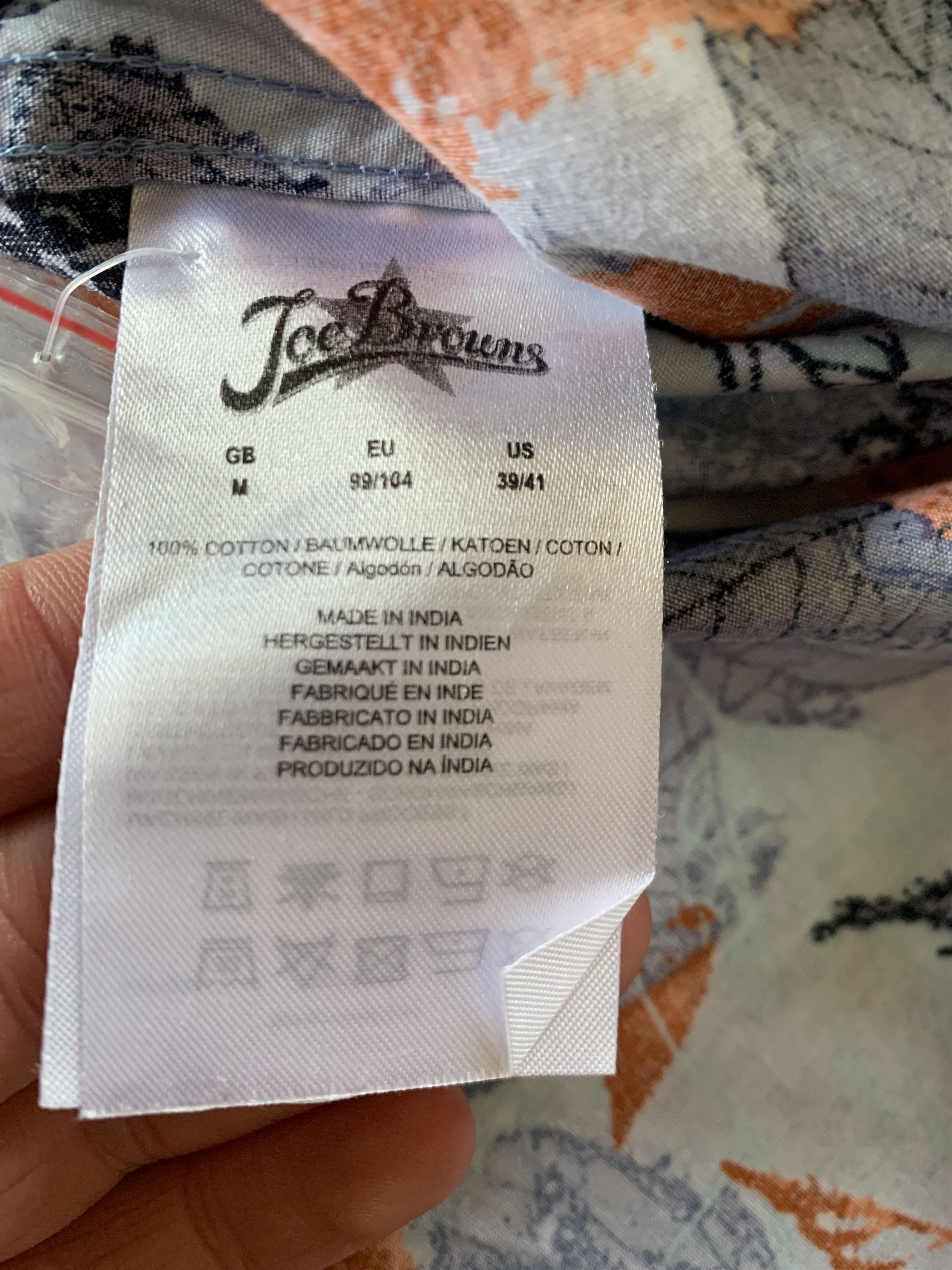 Other Joe Browns Long Sleeve Hawaiian Shirt Size US M / EU 48-50 / 2 - 7 Thumbnail