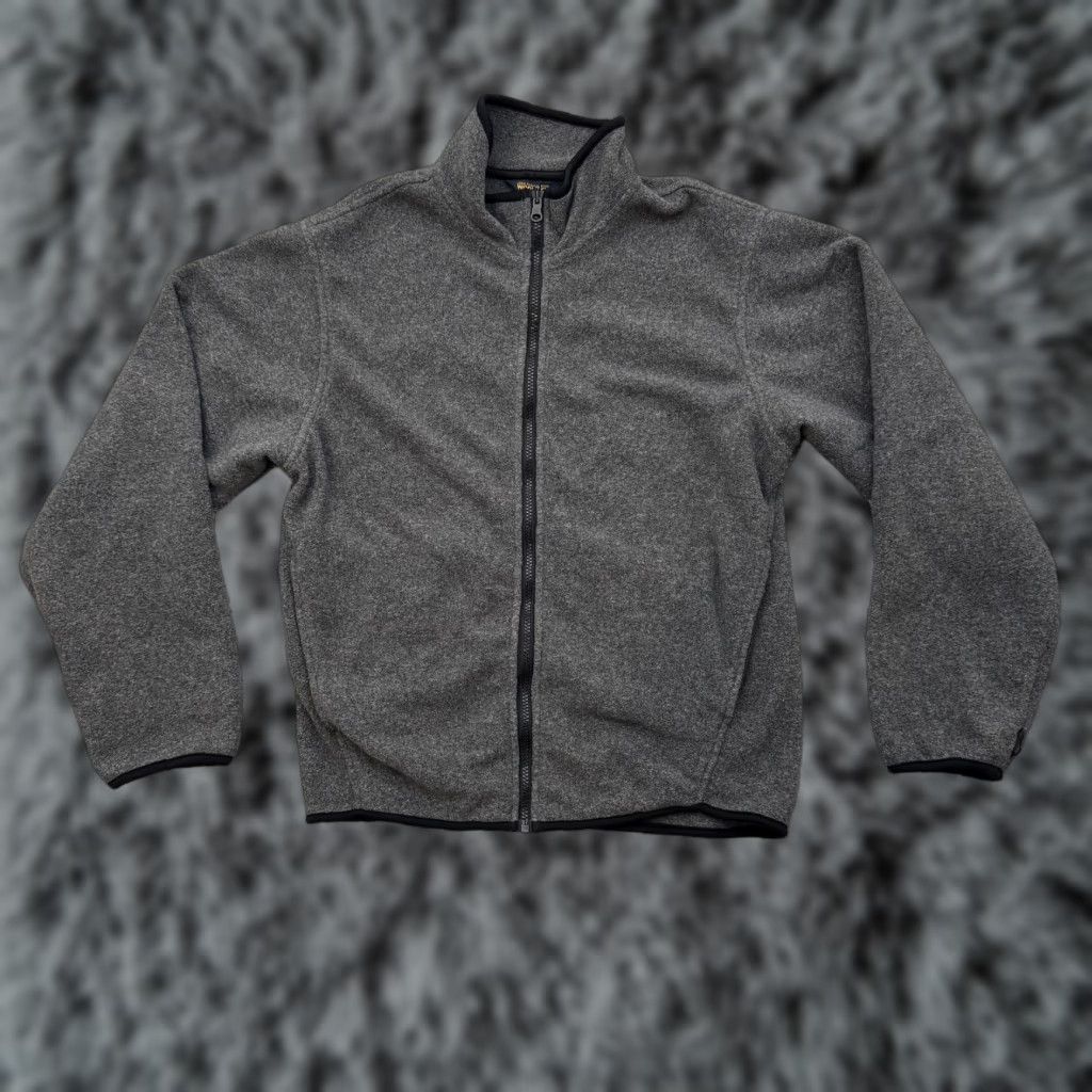 Vintage Woolrich Jacket Mens M Gray Full Zip Fleece Lined Ash Outdoor Warm Pullover Size US M / EU 48-50 / 2 - 1 Thumbnail