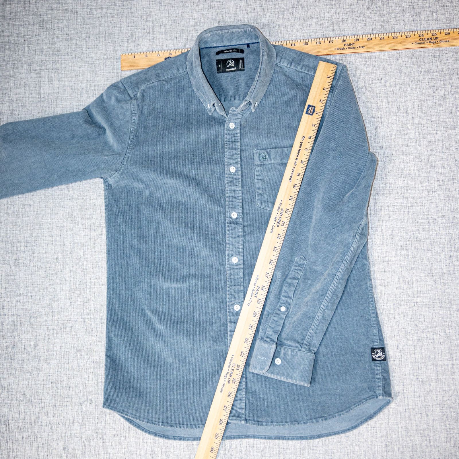 Other Swanndri Medium Ranfurly Corduroy Button down Shirt blue Size US M / EU 48-50 / 2 - 9 Thumbnail