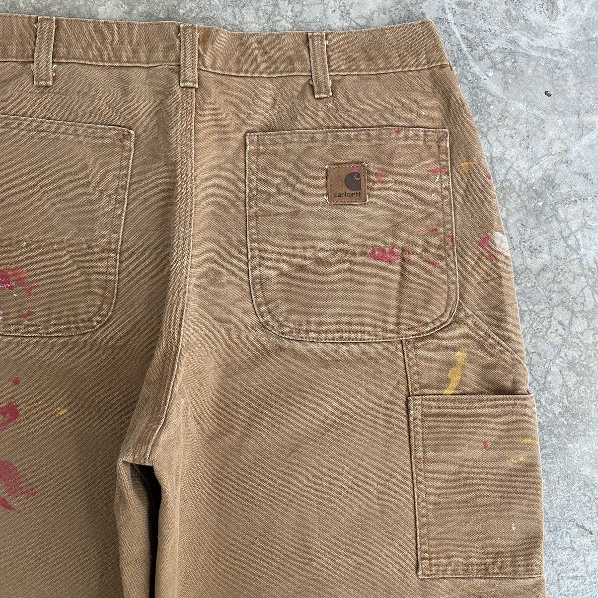 Carhartt Vintage Carhartt Tan Splatter Painter Workwear Pants Size US 33 - 18 Thumbnail