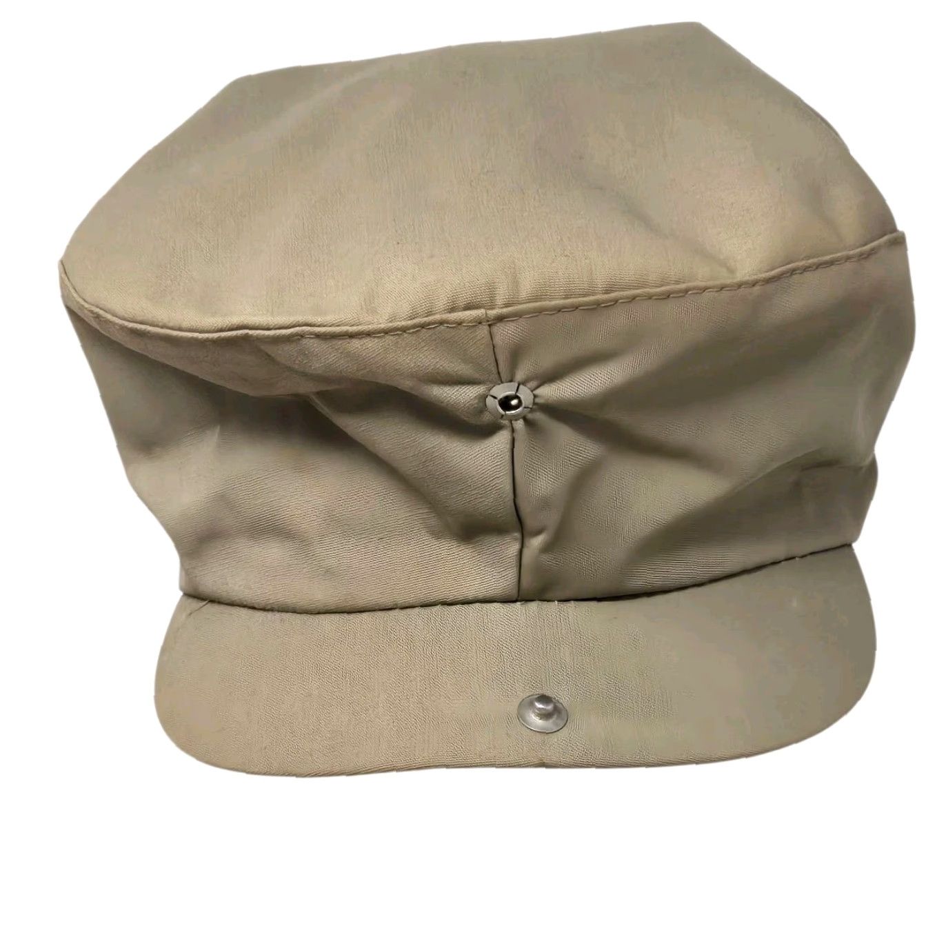 Vintage VINTAGE United Hatters Cap Millinery Tan Military Hunting Hat Small Size ONE SIZE - 2 Thumbnail