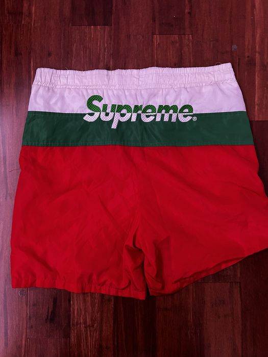 Supreme Supreme Split Logo Water Shorts SS17 Mens Large