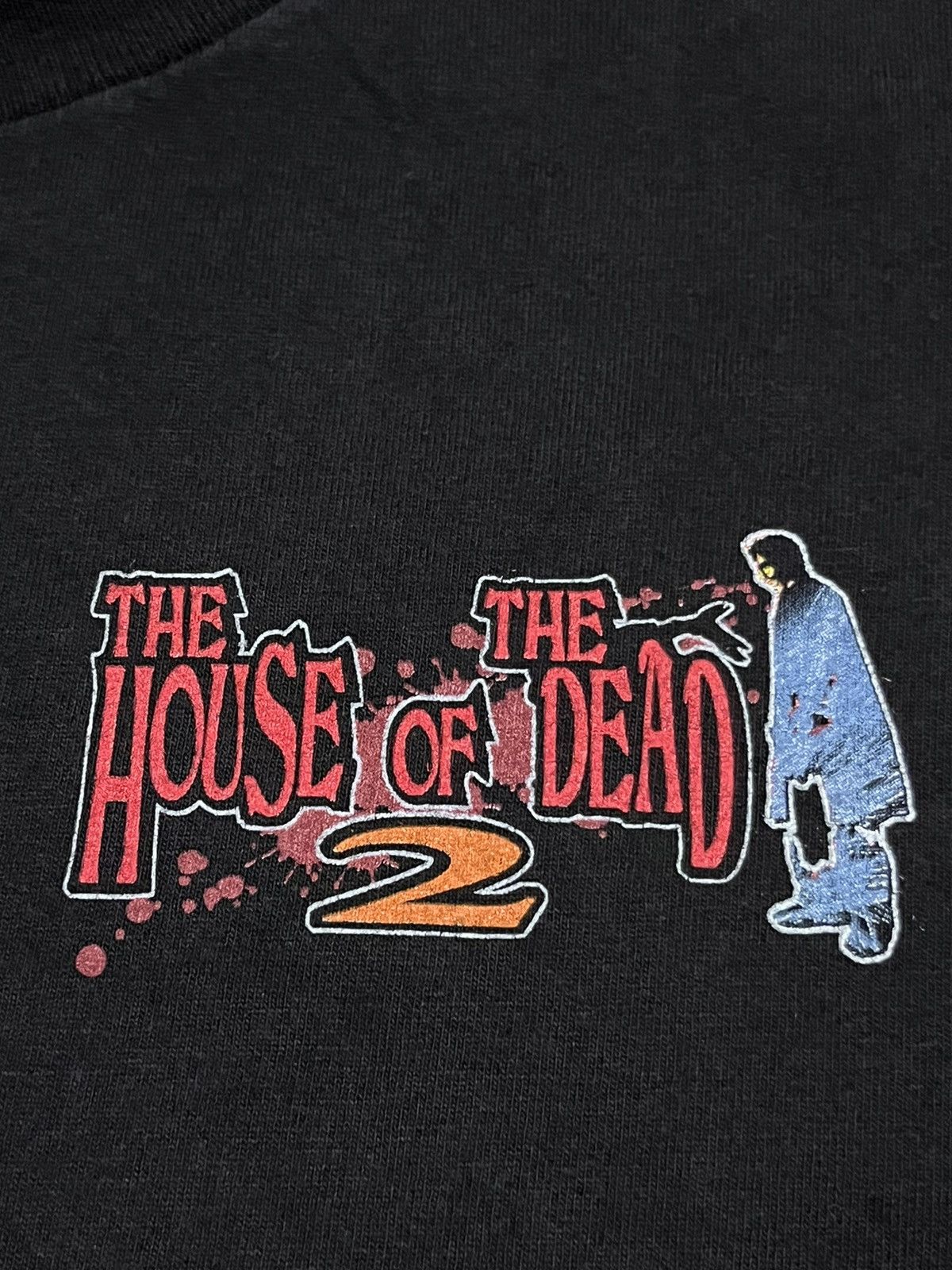 Expert Horror Vintage RARE The House Of The Dead 2 Horror Game Promo tee Size US M / EU 48-50 / 2 - 5 Thumbnail