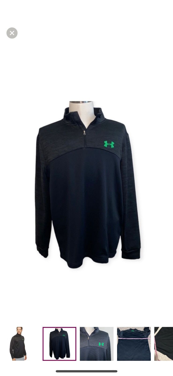 Under Armour Under armour large fleece 1/4 zip sweatshirt Size US L / EU 52-54 / 3 - 1 Thumbnail
