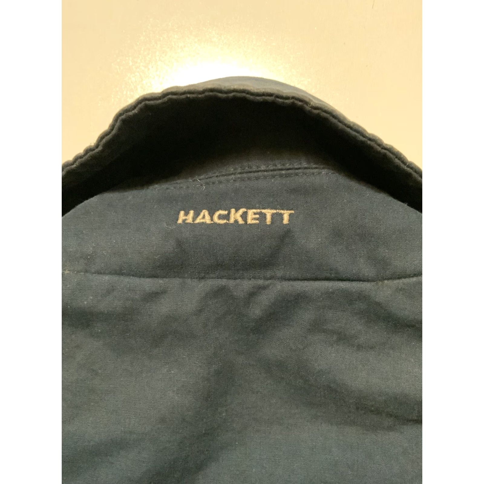 Hackett HACKETT LONDON Navy Blue Cotton Officers Field Military Button Front Jacket Sz.M Men Jacket Size US M / EU 48-50 / 2 - 7 Thumbnail