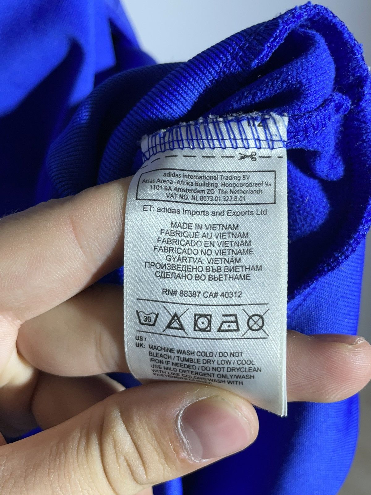 Adidas × Chelsea Soccer Chelsea Adidas 2012 Football Bomber Jacket Size US XXL / EU 58 / 5 - 14 Thumbnail