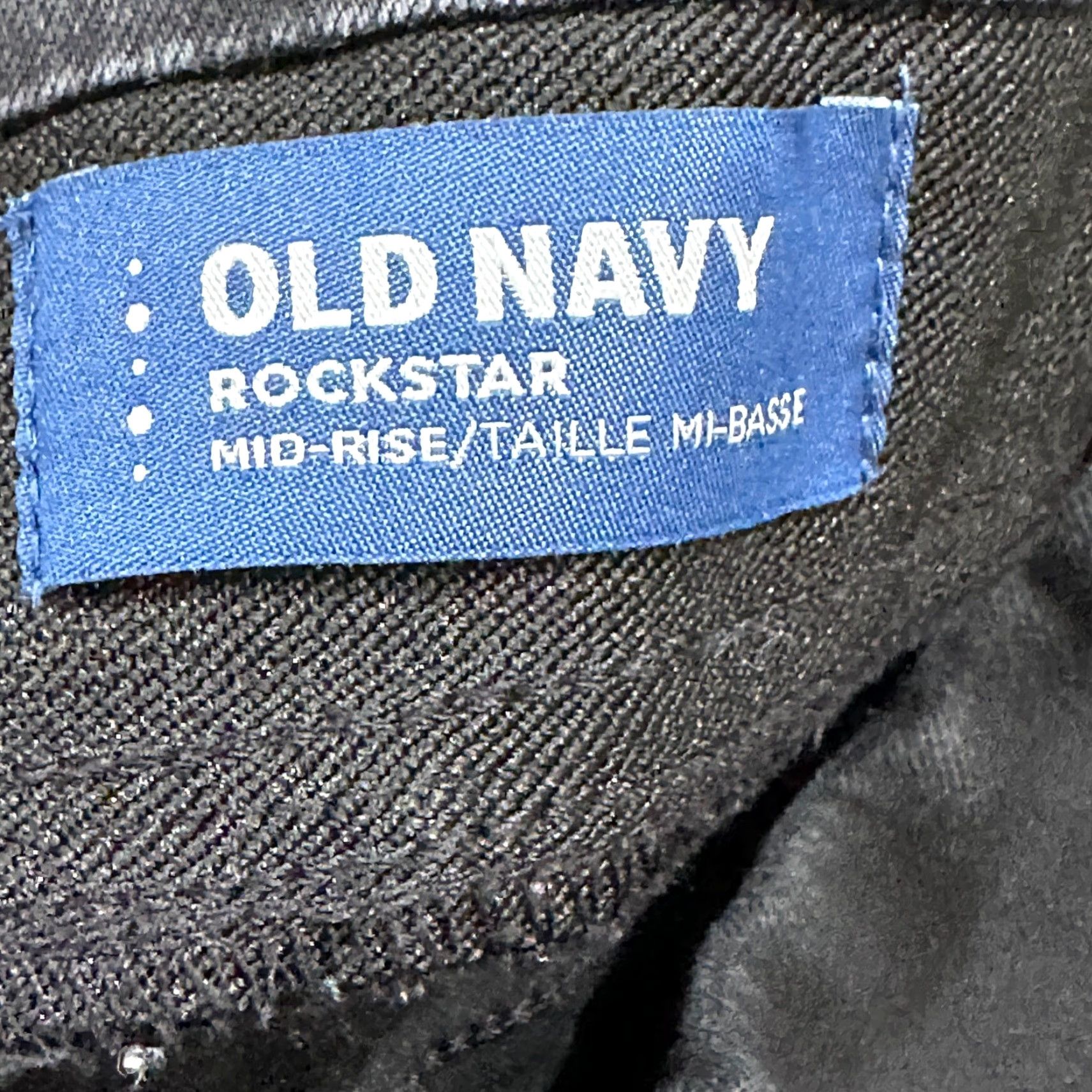 Old Navy VINTAGE Old Navy Rockstar Skinny Jeans Gray 16 Mid Rise Distressed Stretch Denim Women Adult Regular Pull On Jeans Boys Girls Mens Size 38" / US 16 / IT 52 - 5 Thumbnail