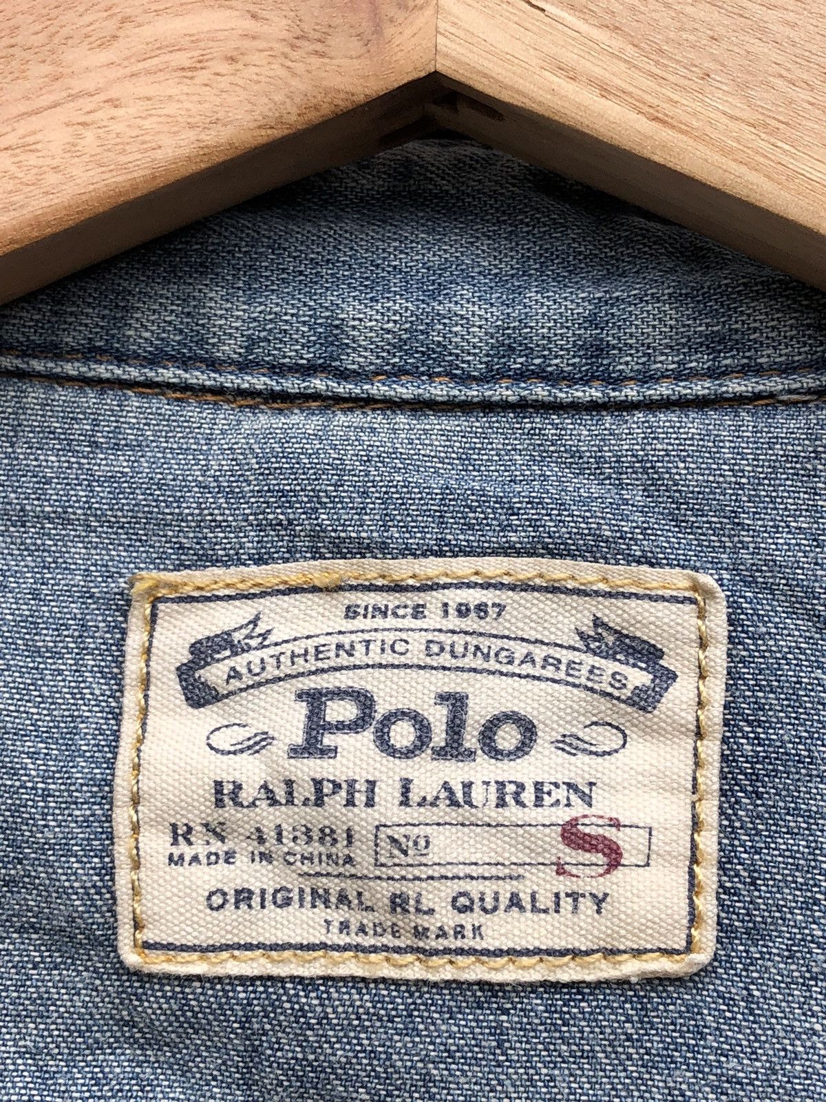 Polo Ralph Lauren Polo Ralph Lauren Western Jeans Shirt Size US S / EU 44-46 / 1 - 15 Thumbnail