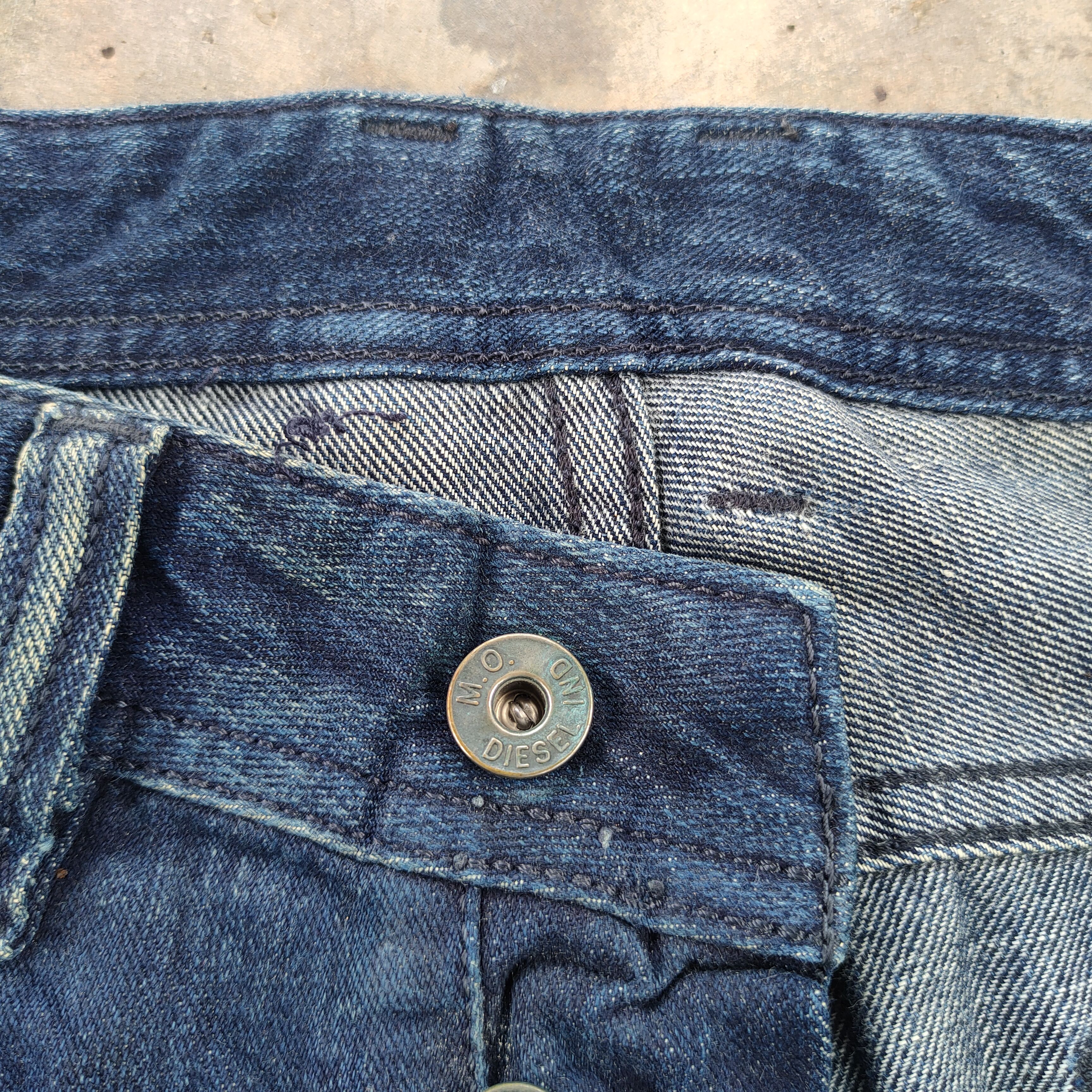 Diesel W34×34 VINTAGE DIESEL FADED RIPPED JEANS DENIM PANTS Size US 34 / EU 50 - 9 Thumbnail